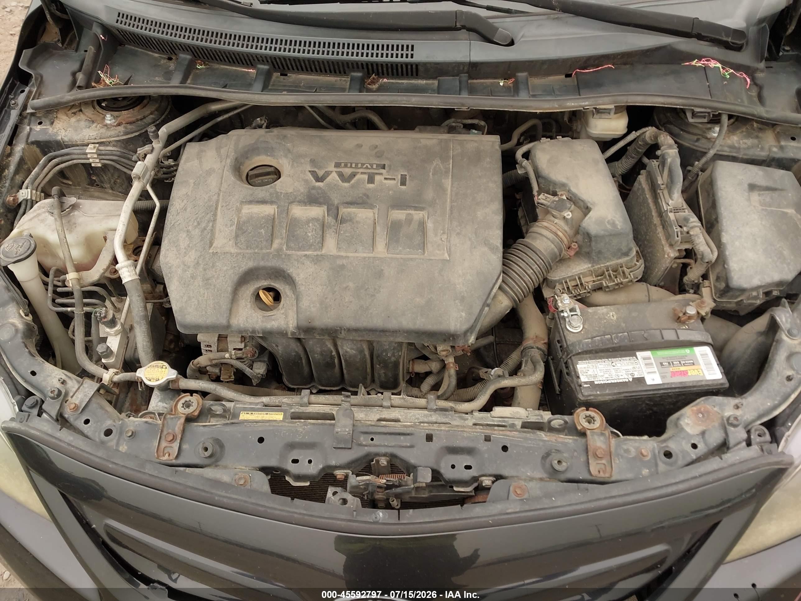 2011 Toyota Corolla Le Черный vin: 2T1BU4EEXBC561212