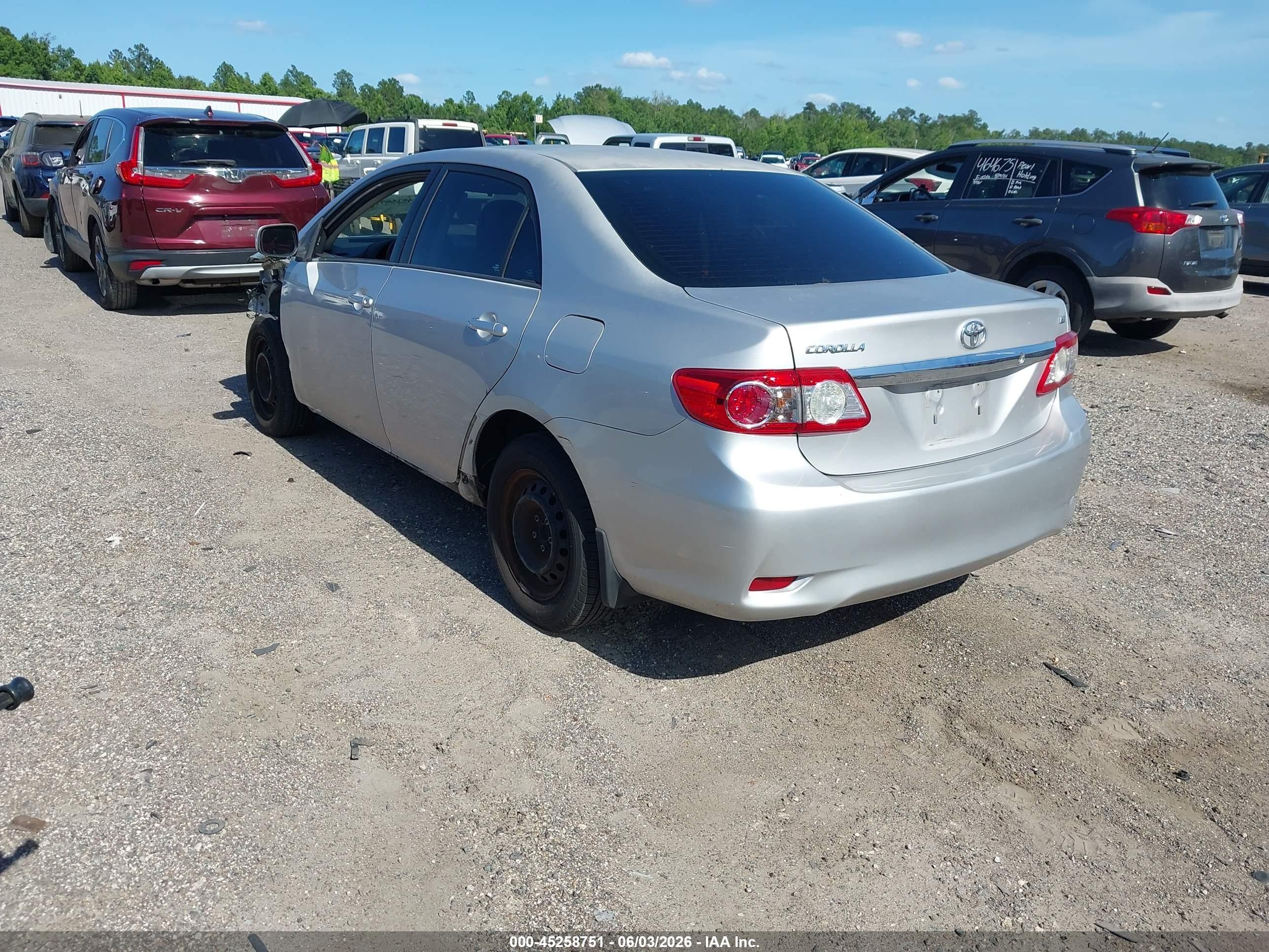2011 Toyota Corolla Le Silver vin: 2T1BU4EEXBC581203