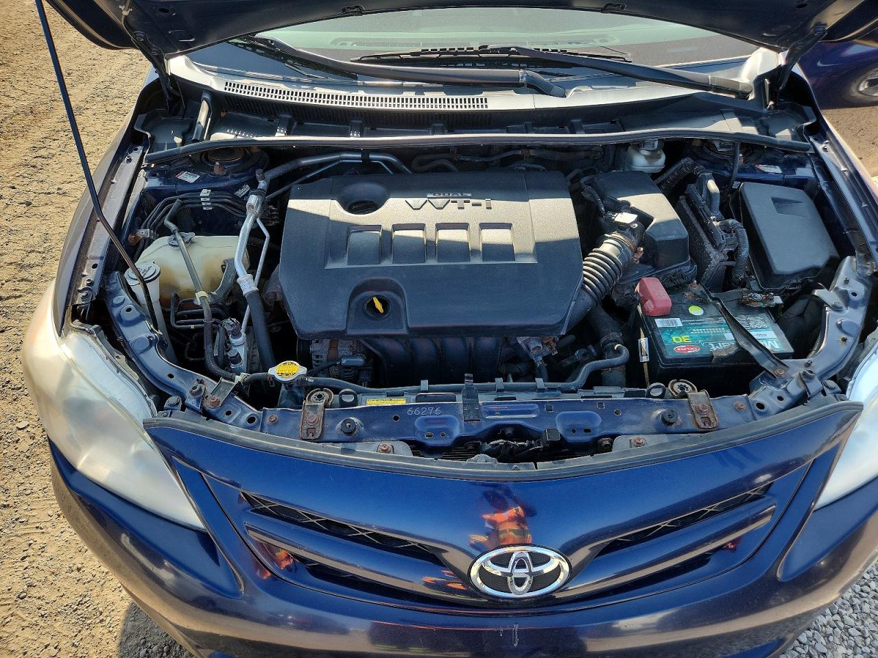 2011 Toyota Corolla Base Blue vin: 2T1BU4EEXBC581301