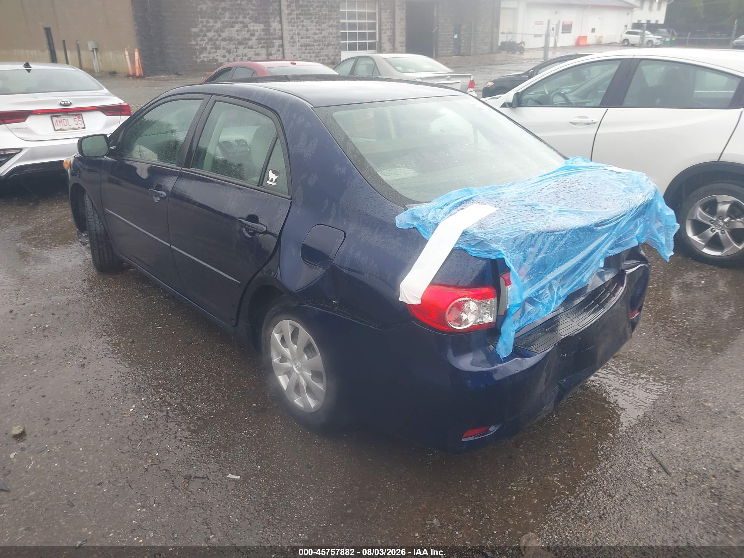 2011 Toyota Corolla Le Blue vin: 2T1BU4EEXBC590676