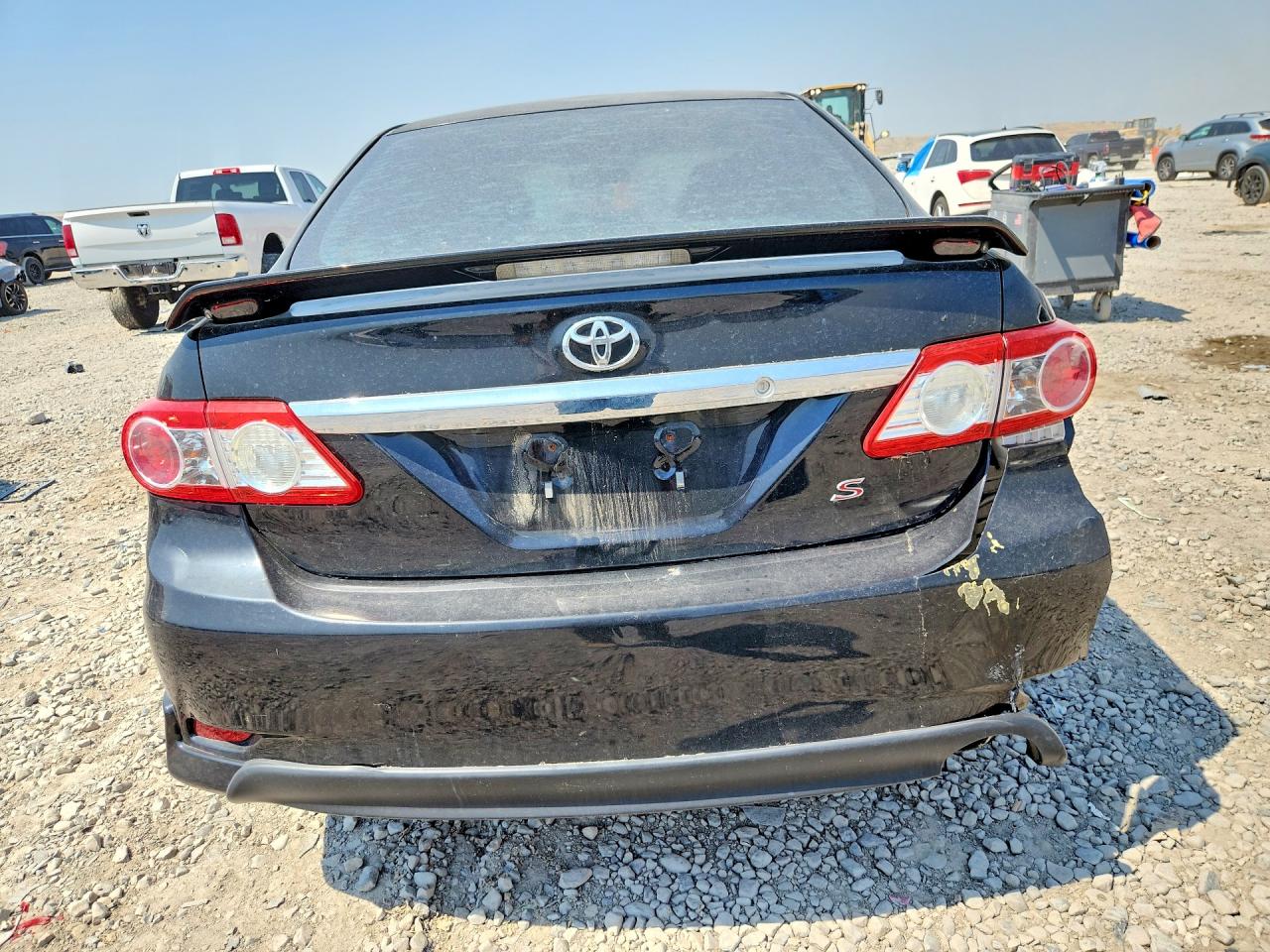 2011 Toyota Corolla S Black vin: 2T1BU4EEXBC602776