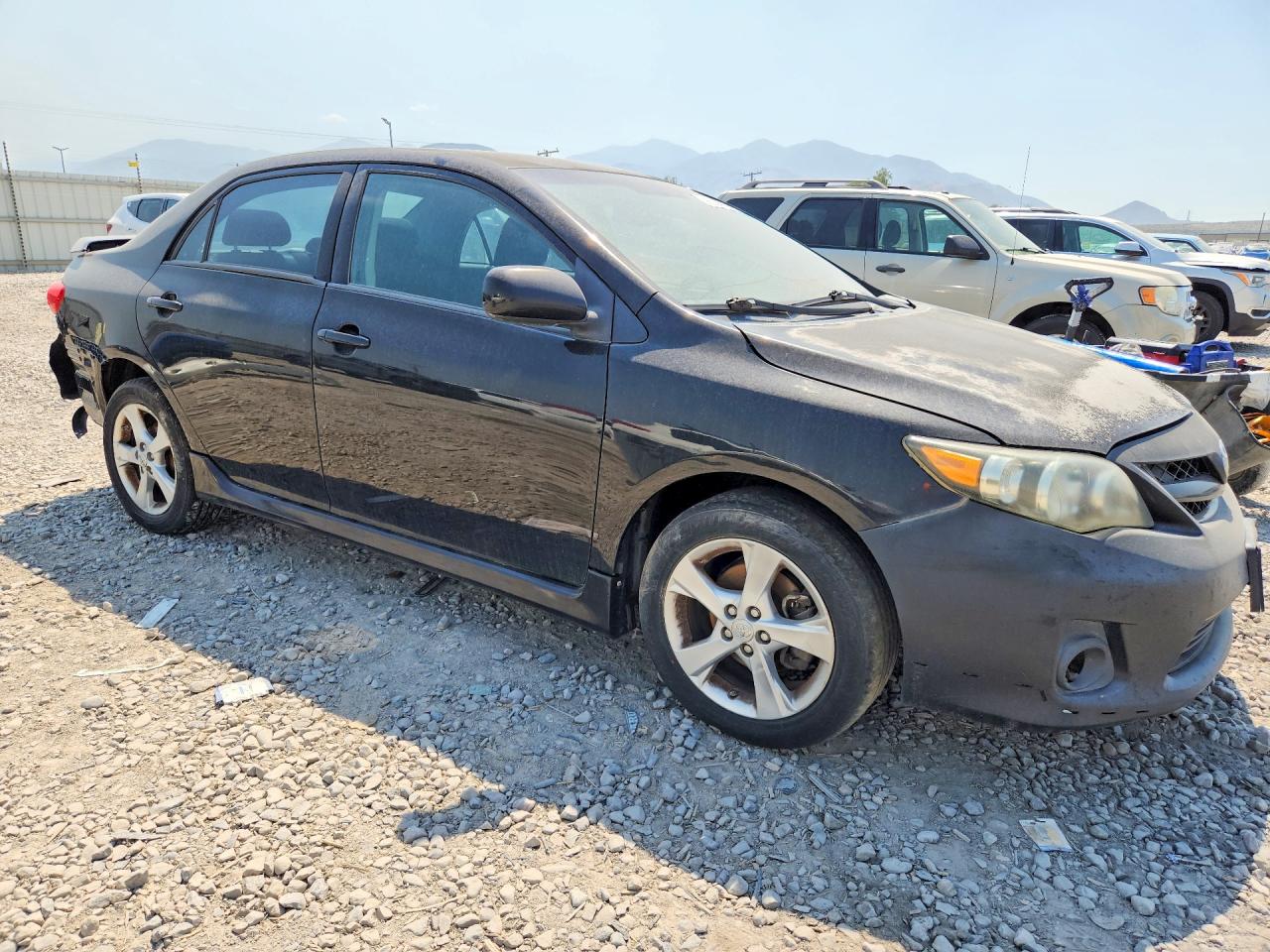 2011 Toyota Corolla S Black vin: 2T1BU4EEXBC602776