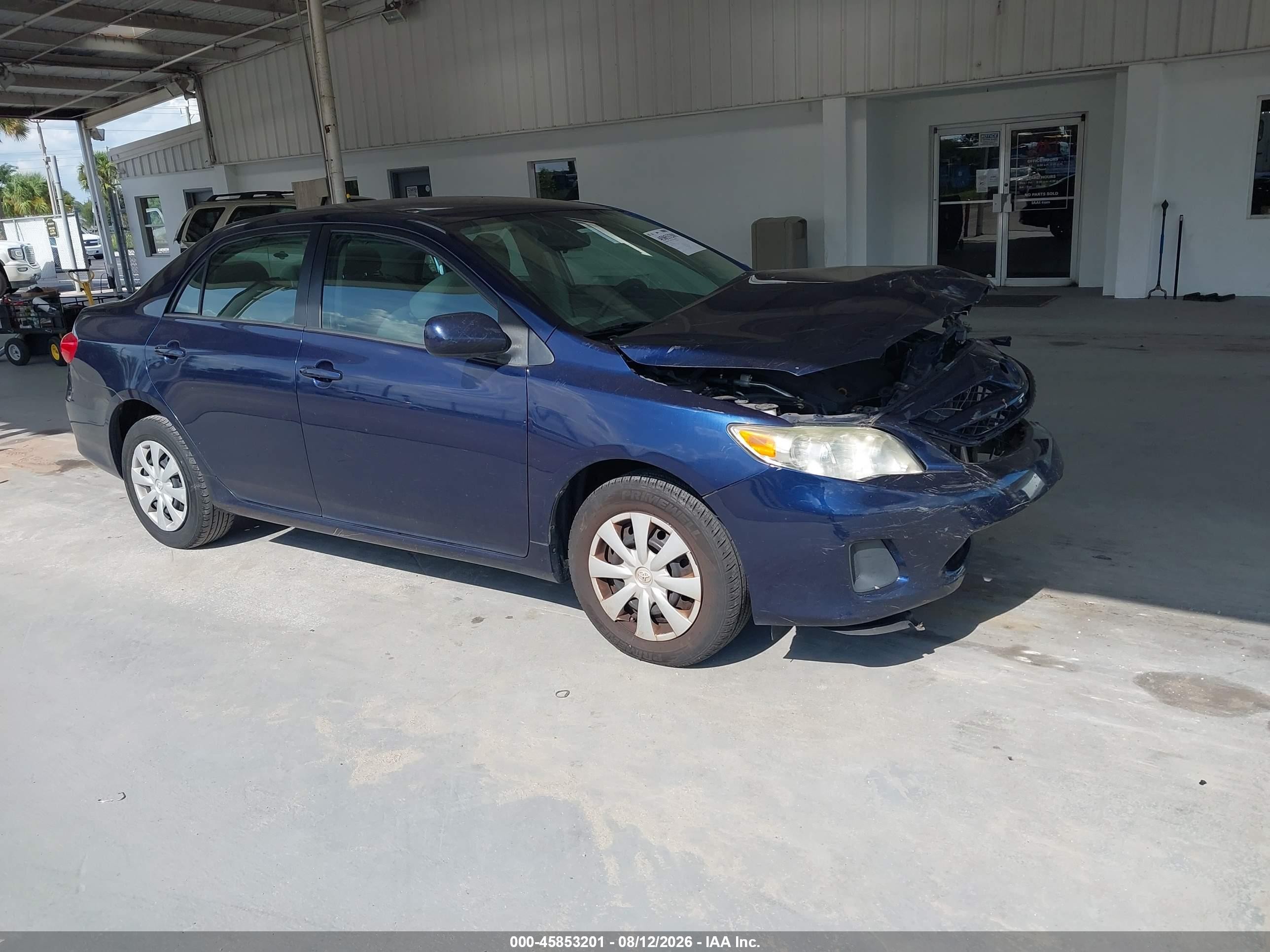 2011 Toyota Corolla Le Dark Blue vin: 2T1BU4EEXBC606939