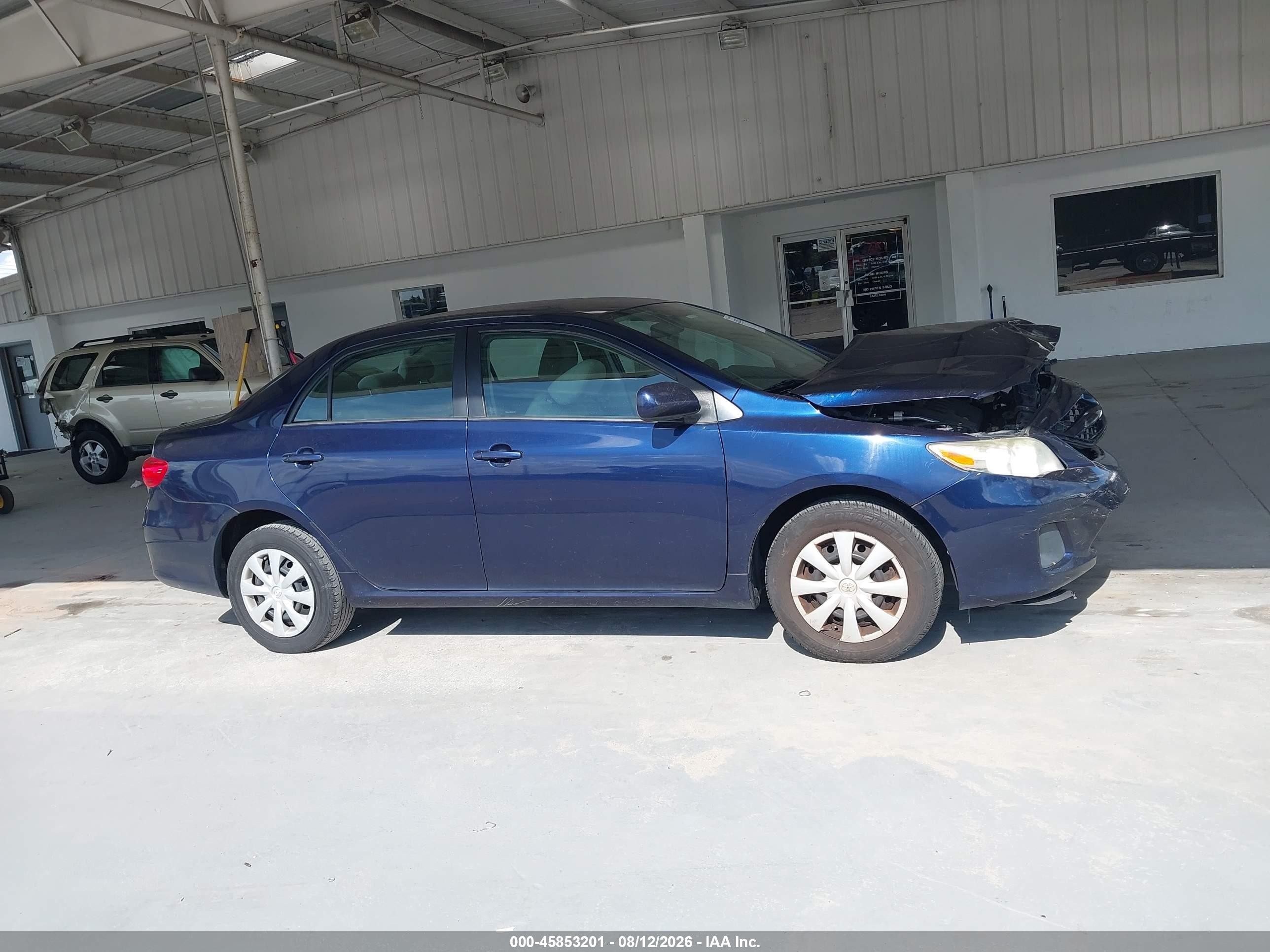 2011 Toyota Corolla Le Dark Blue vin: 2T1BU4EEXBC606939
