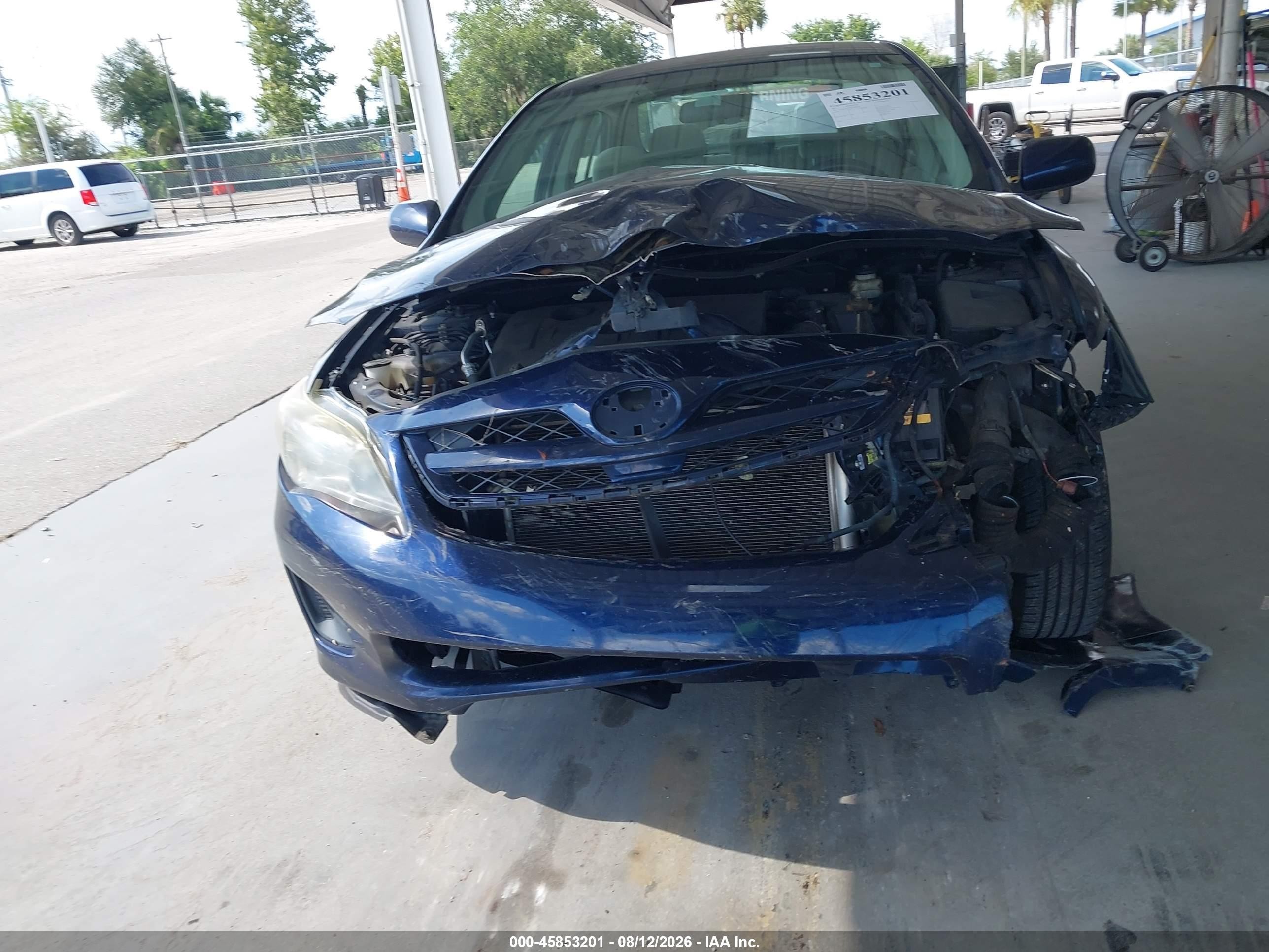 2011 Toyota Corolla Le Dark Blue vin: 2T1BU4EEXBC606939
