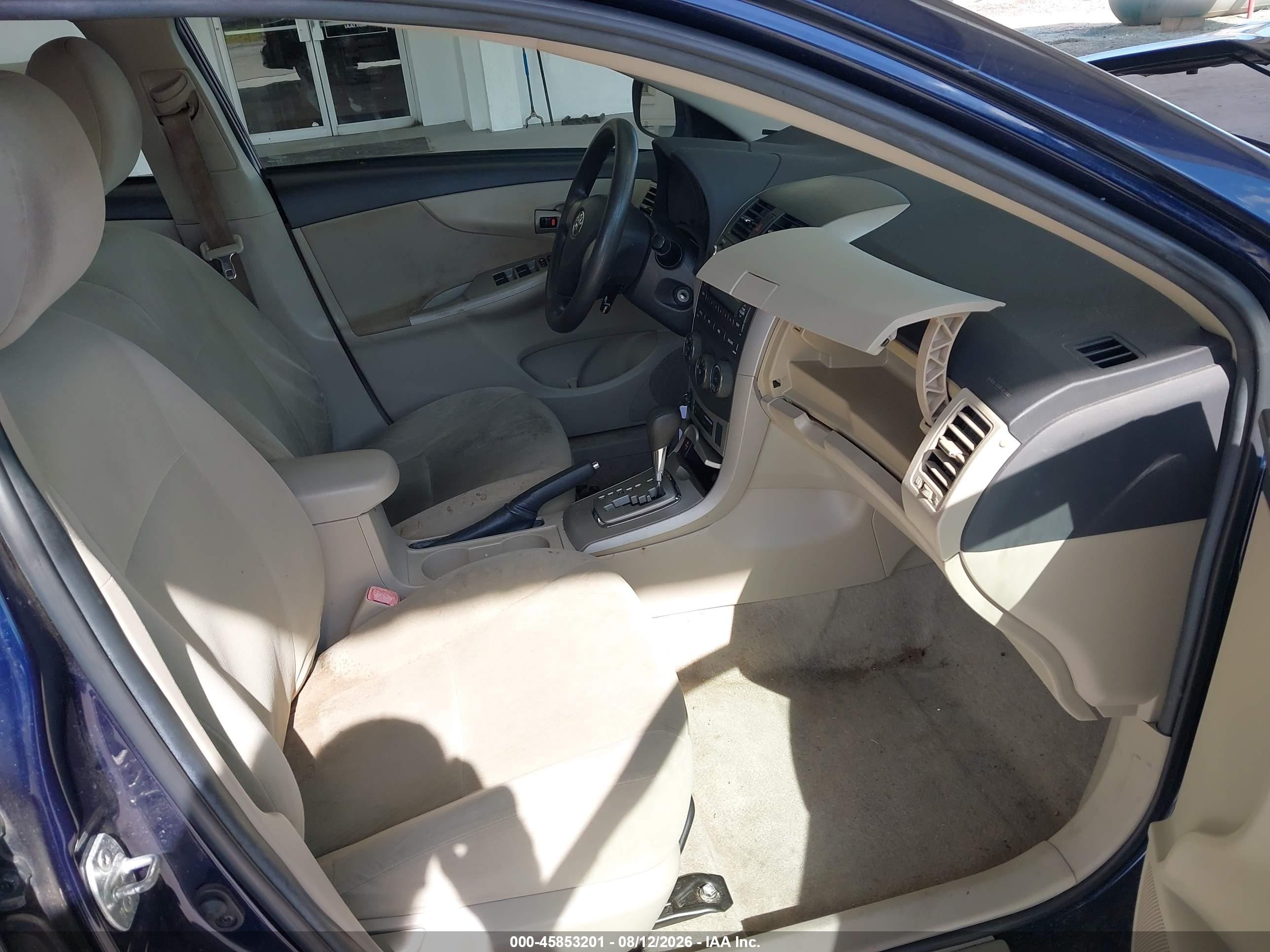 2011 Toyota Corolla Le Dark Blue vin: 2T1BU4EEXBC606939