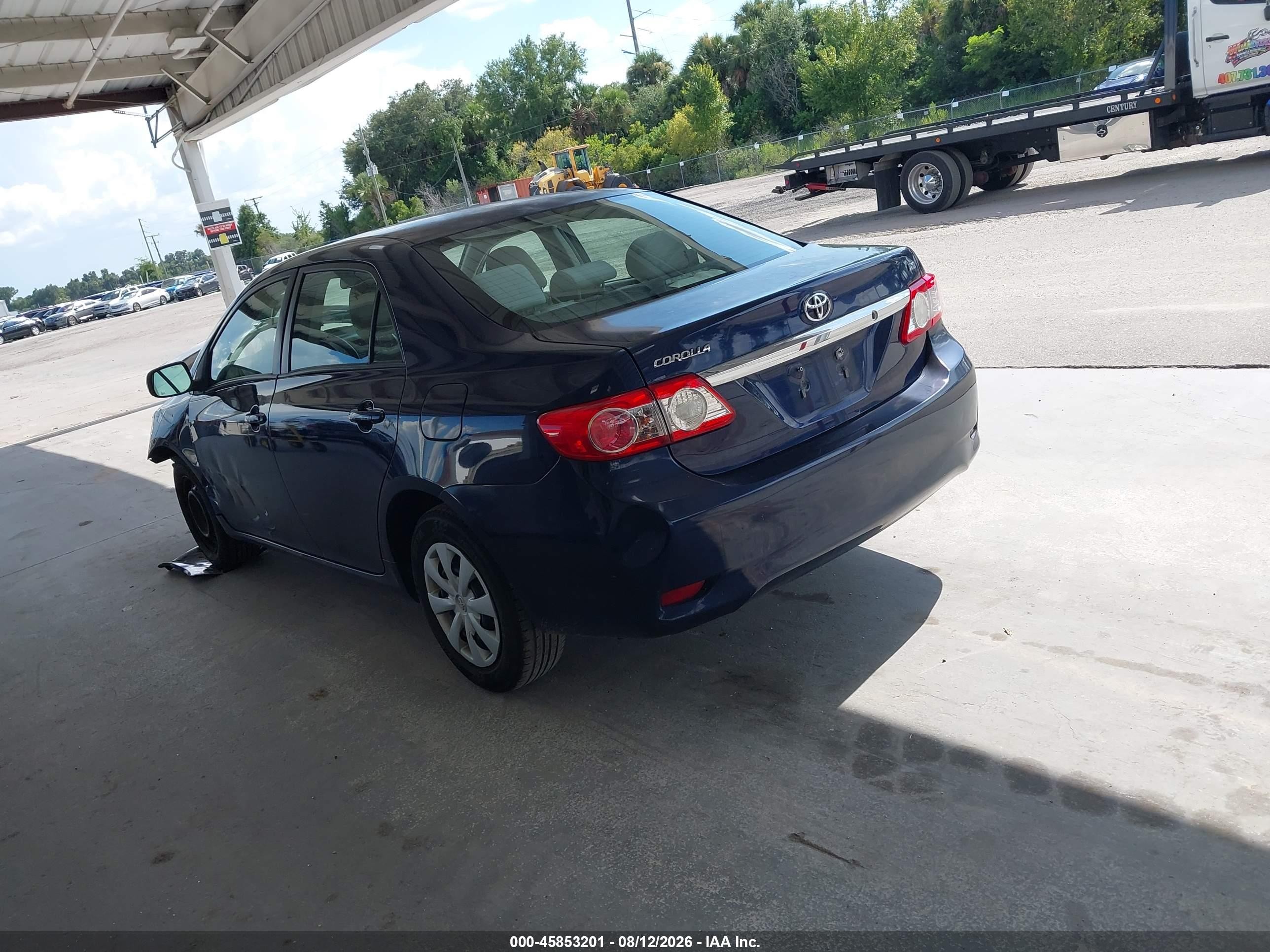 2011 Toyota Corolla Le Dark Blue vin: 2T1BU4EEXBC606939