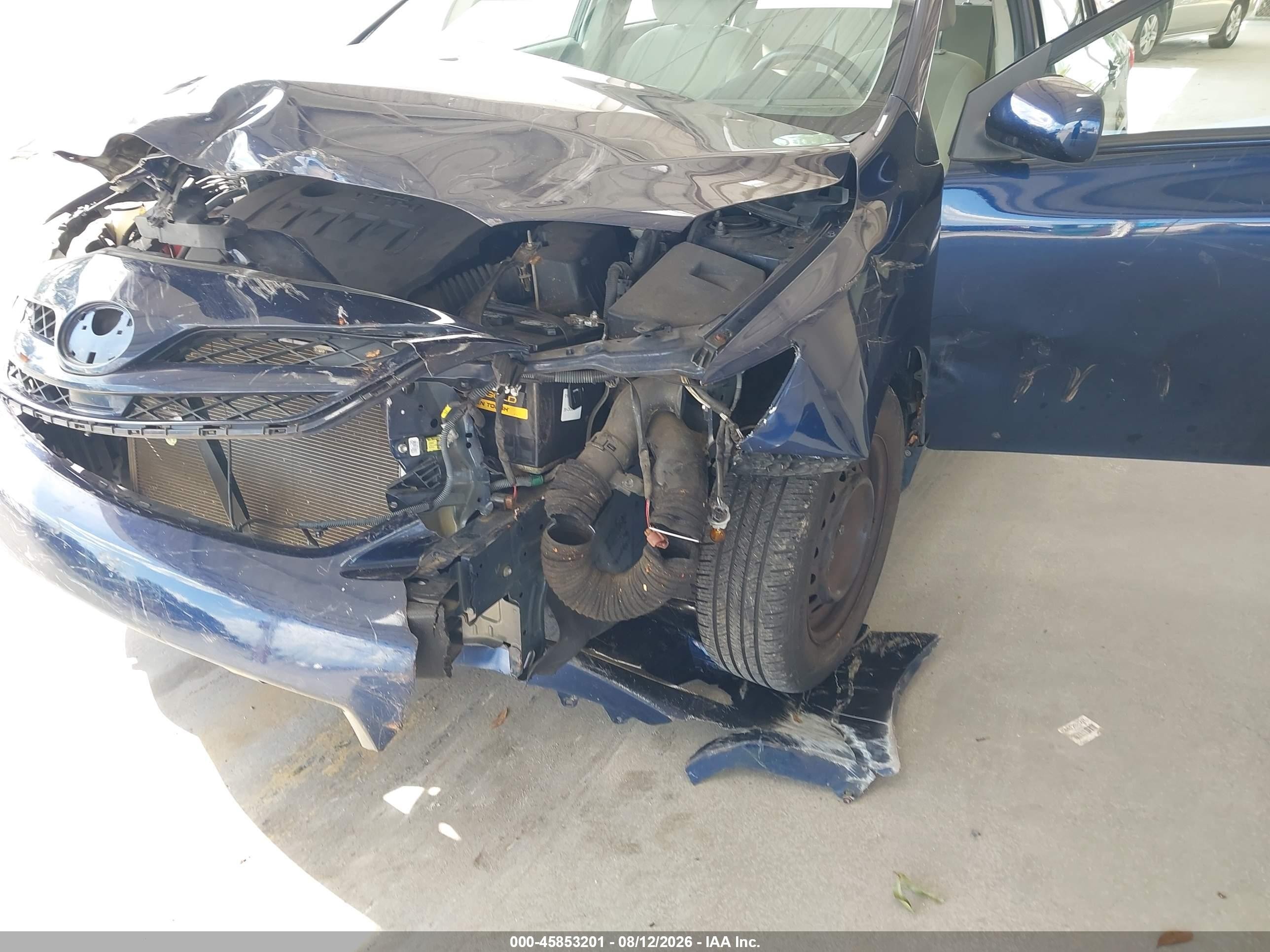 2011 Toyota Corolla Le Dark Blue vin: 2T1BU4EEXBC606939