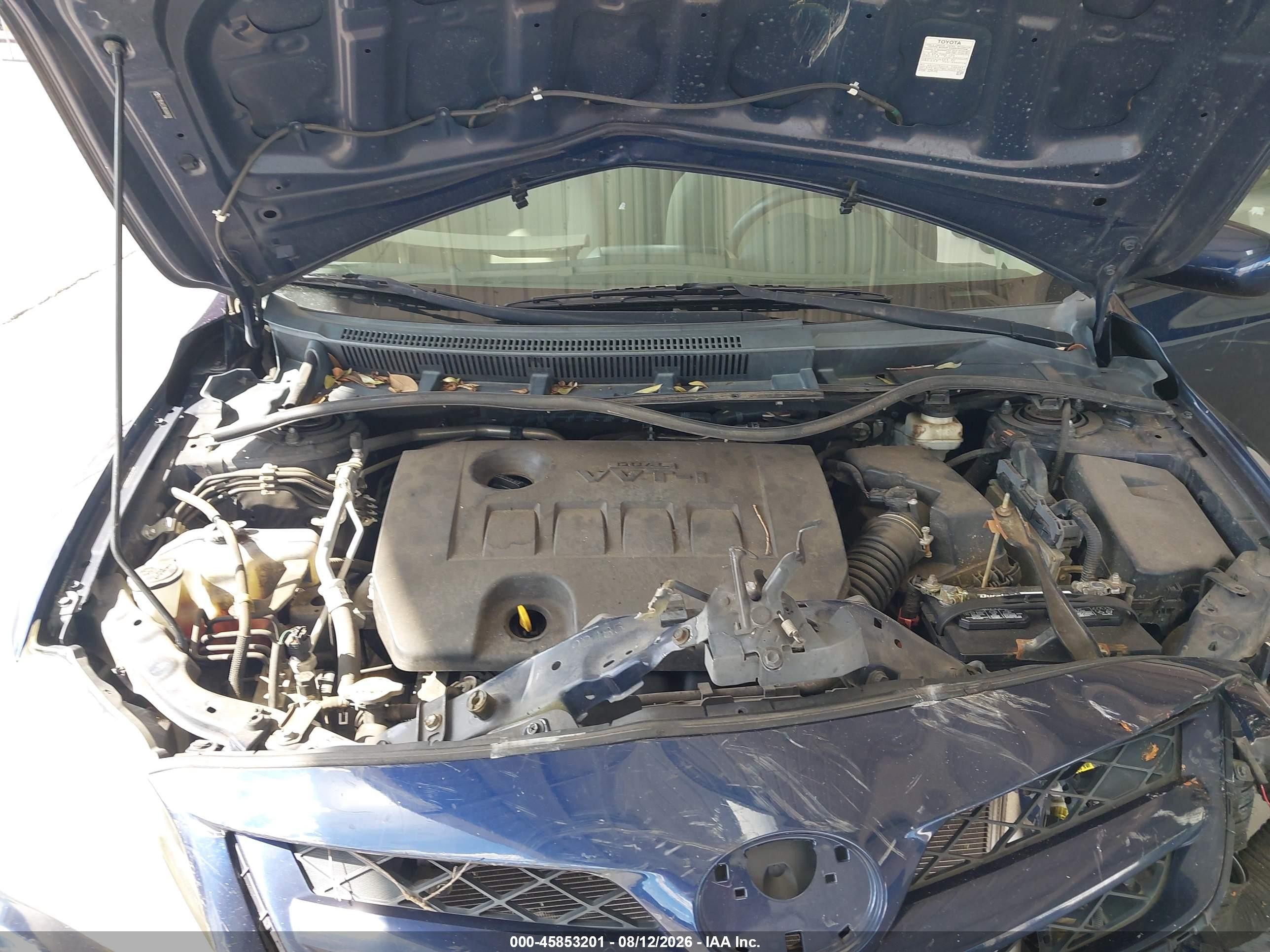 2011 Toyota Corolla Le Dark Blue vin: 2T1BU4EEXBC606939