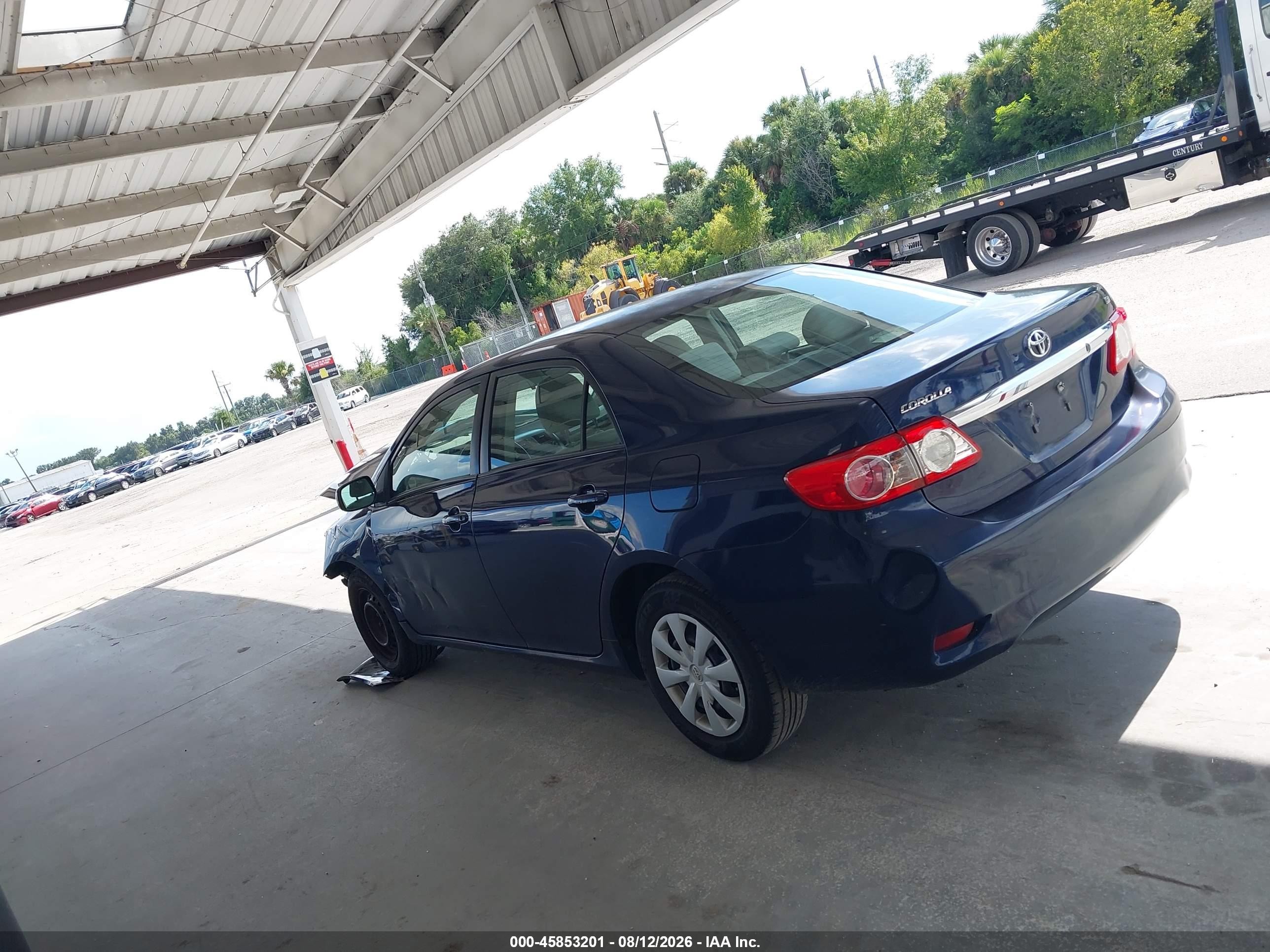 2011 Toyota Corolla Le Dark Blue vin: 2T1BU4EEXBC606939