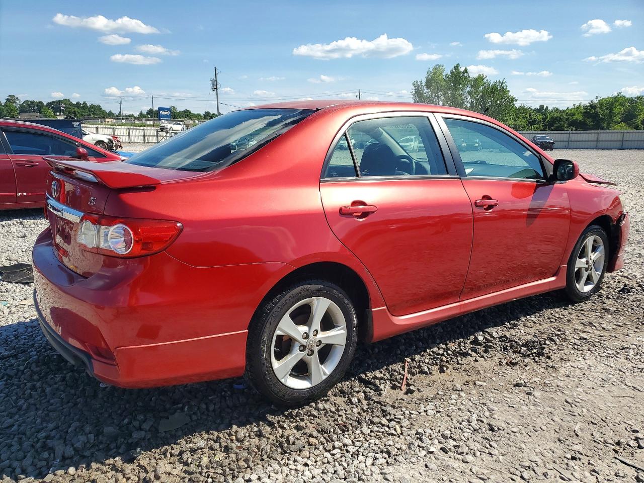 2011 Toyota Corolla S Red vin: 2T1BU4EEXBC620422