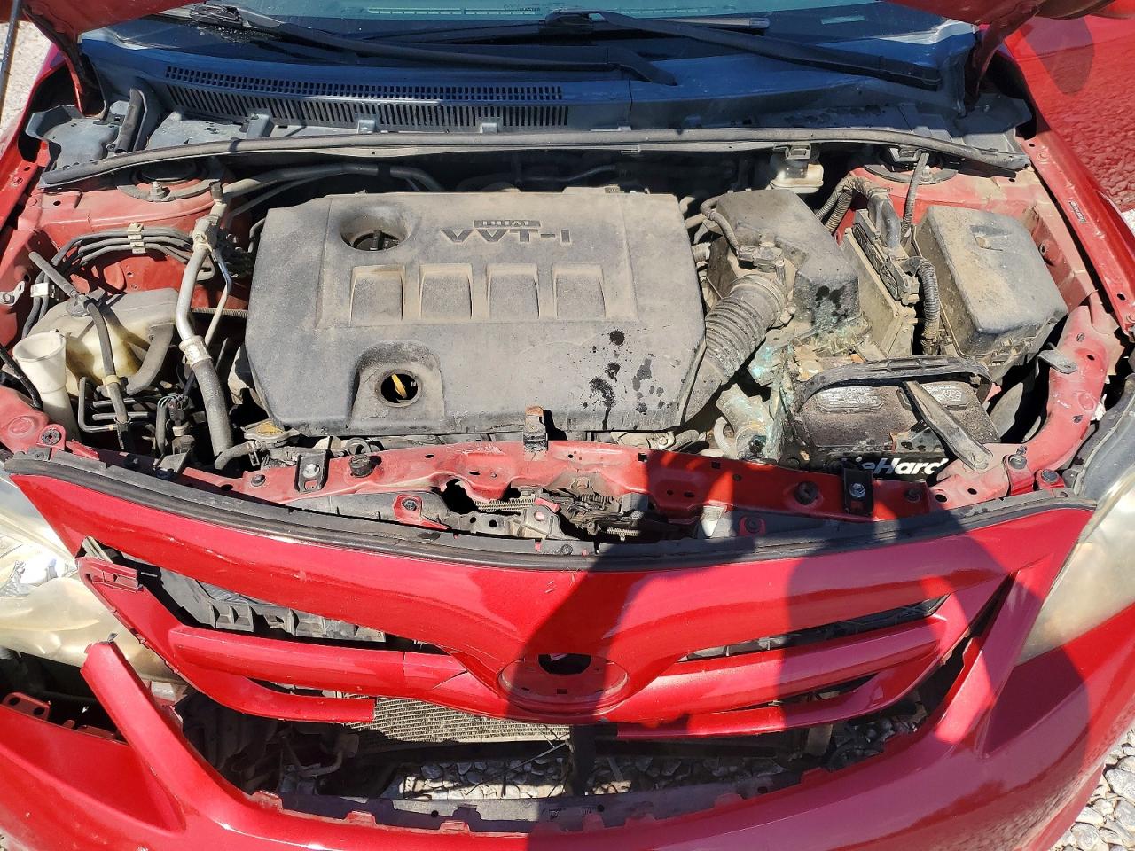 2011 Toyota Corolla S Red vin: 2T1BU4EEXBC620422