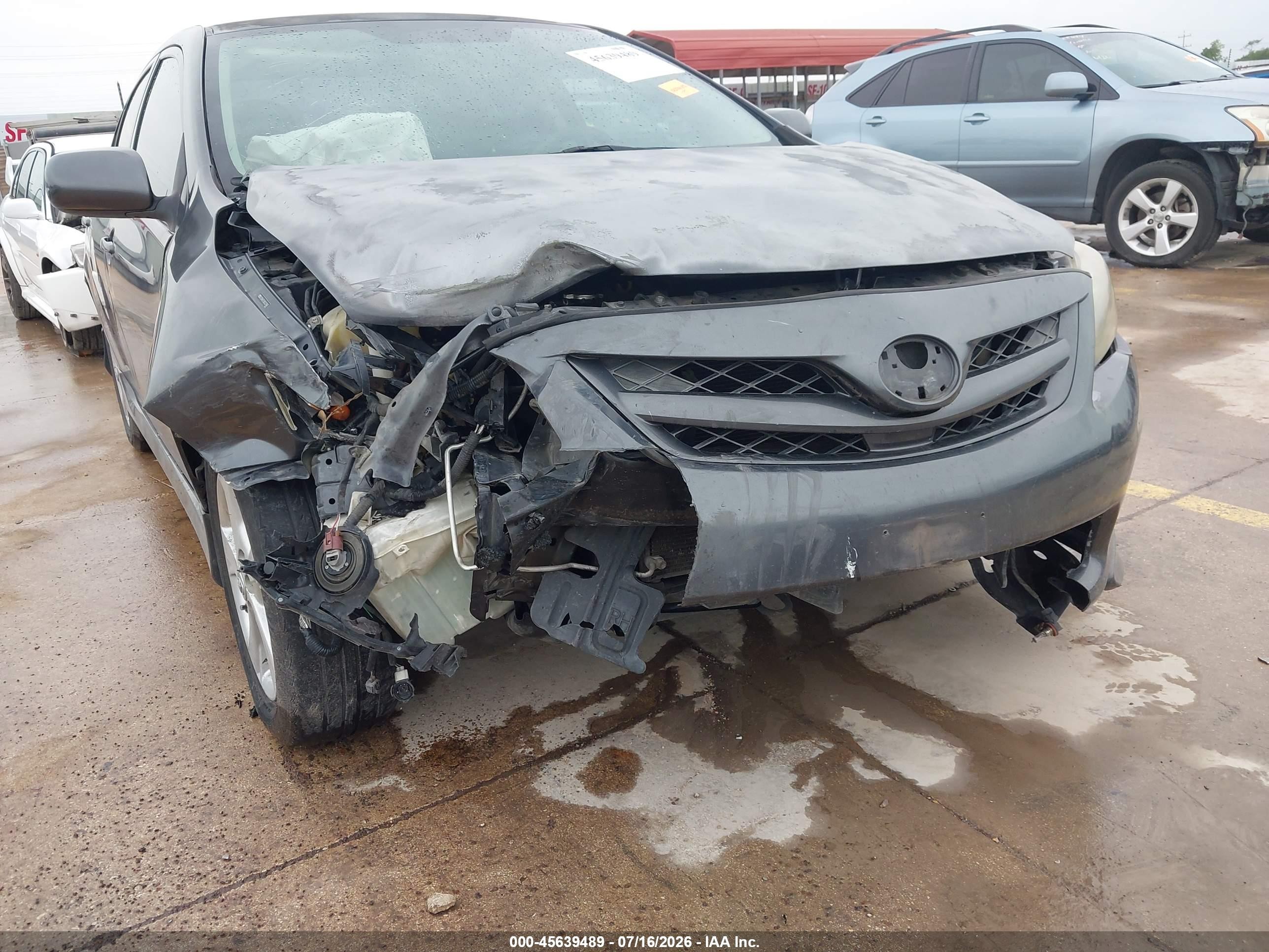 2011 Toyota Corolla S Gray vin: 2T1BU4EEXBC623966