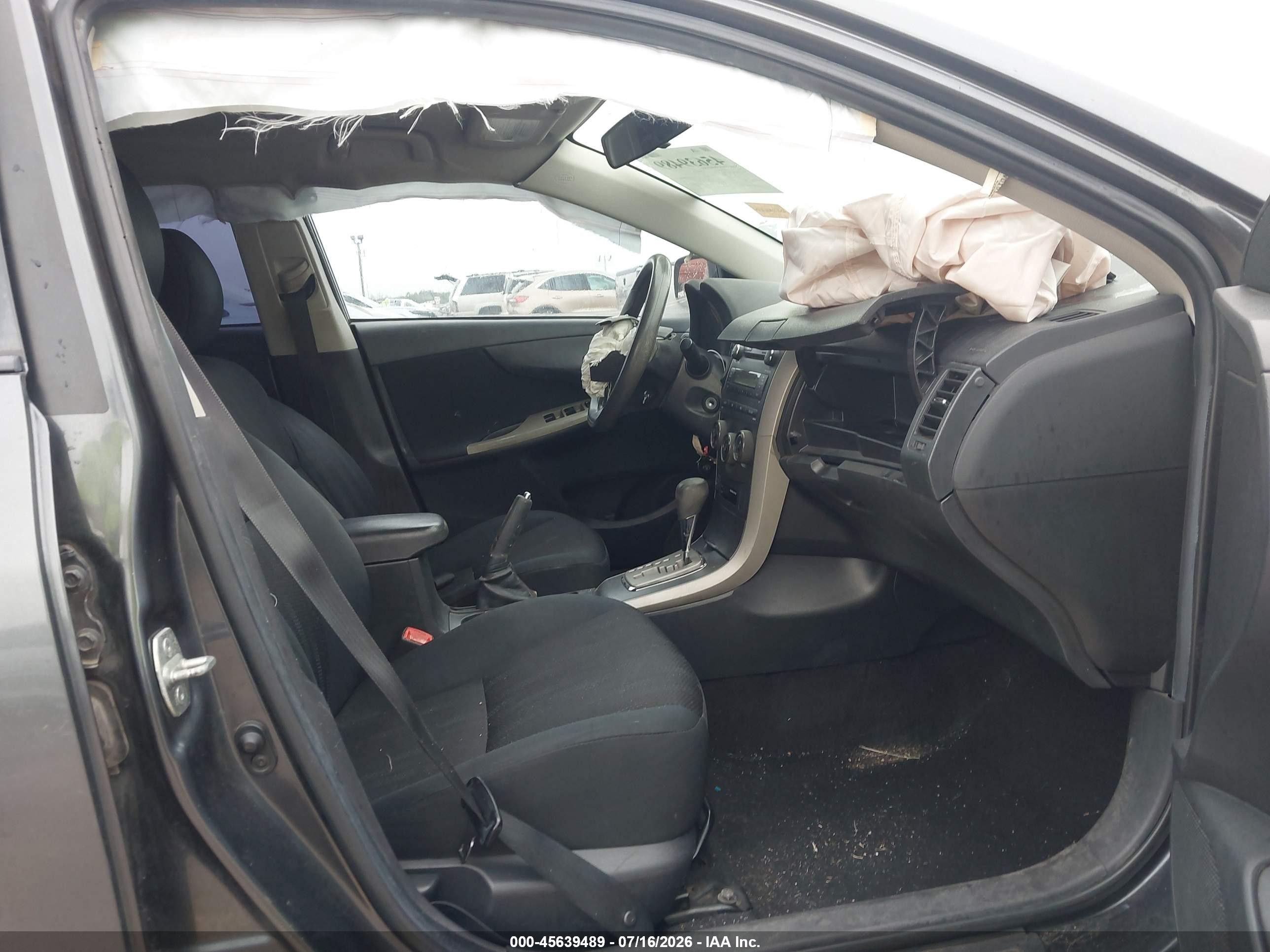 2011 Toyota Corolla S Gray vin: 2T1BU4EEXBC623966
