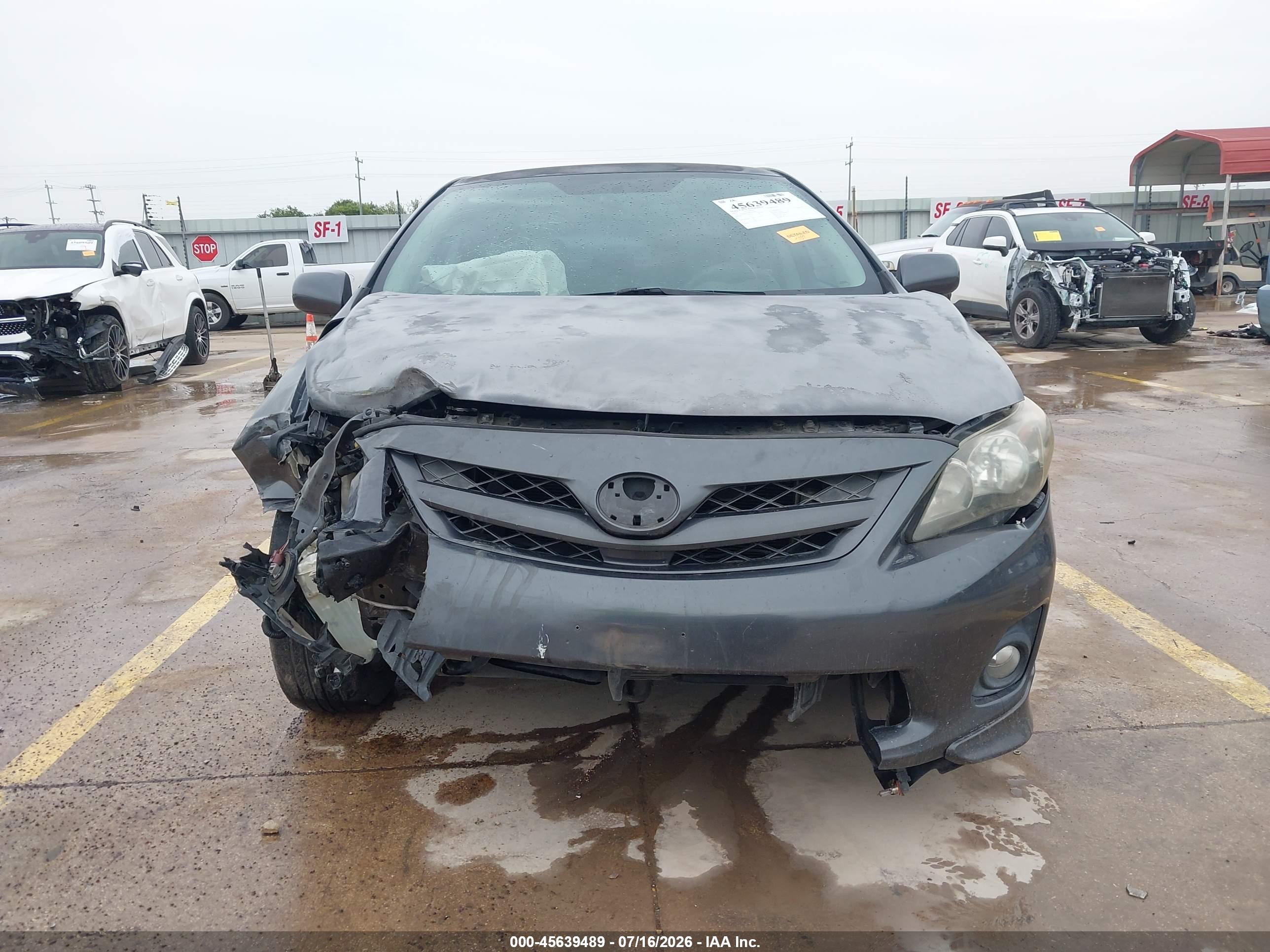 2011 Toyota Corolla S Gray vin: 2T1BU4EEXBC623966