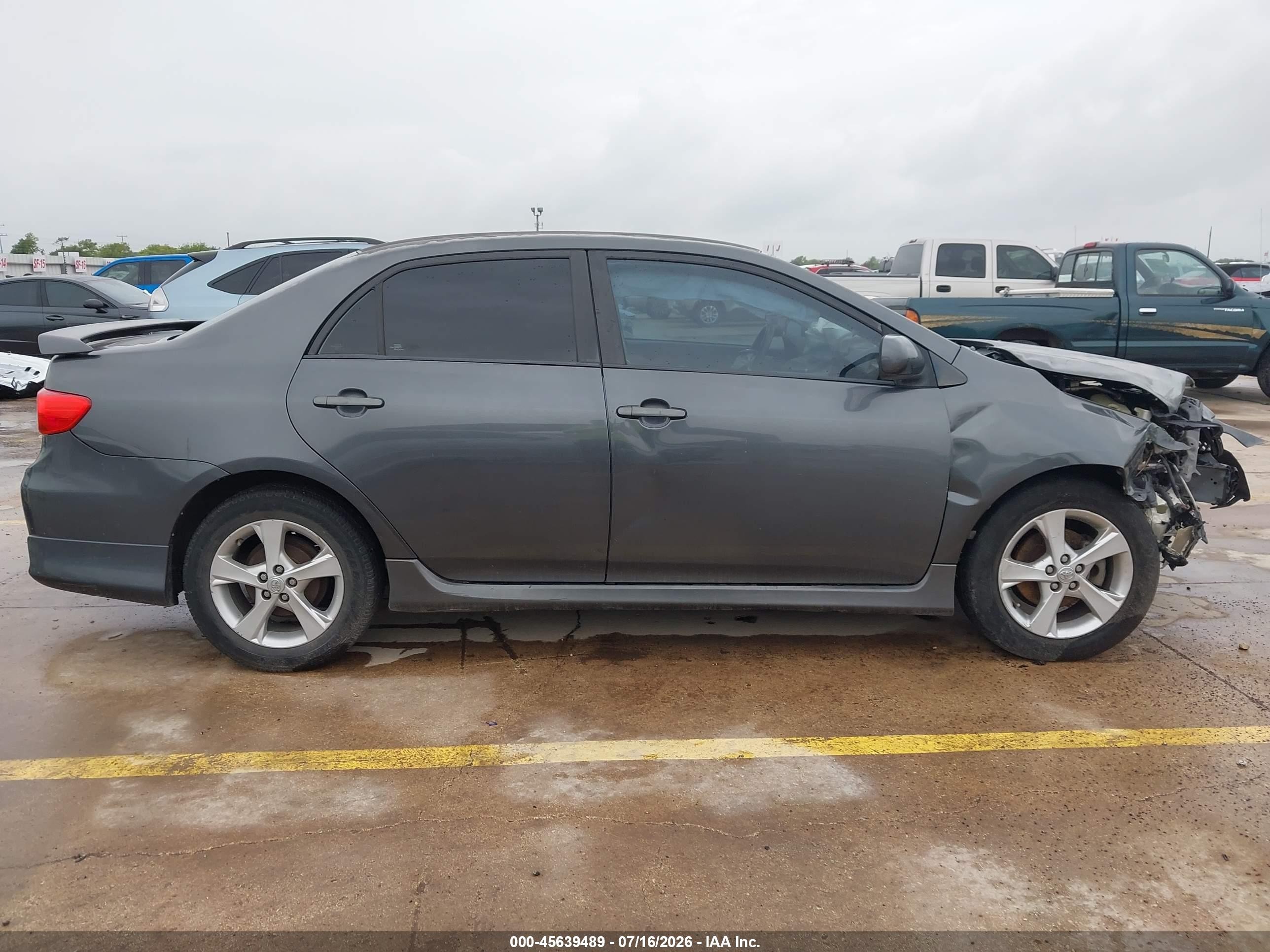 2011 Toyota Corolla S Gray vin: 2T1BU4EEXBC623966