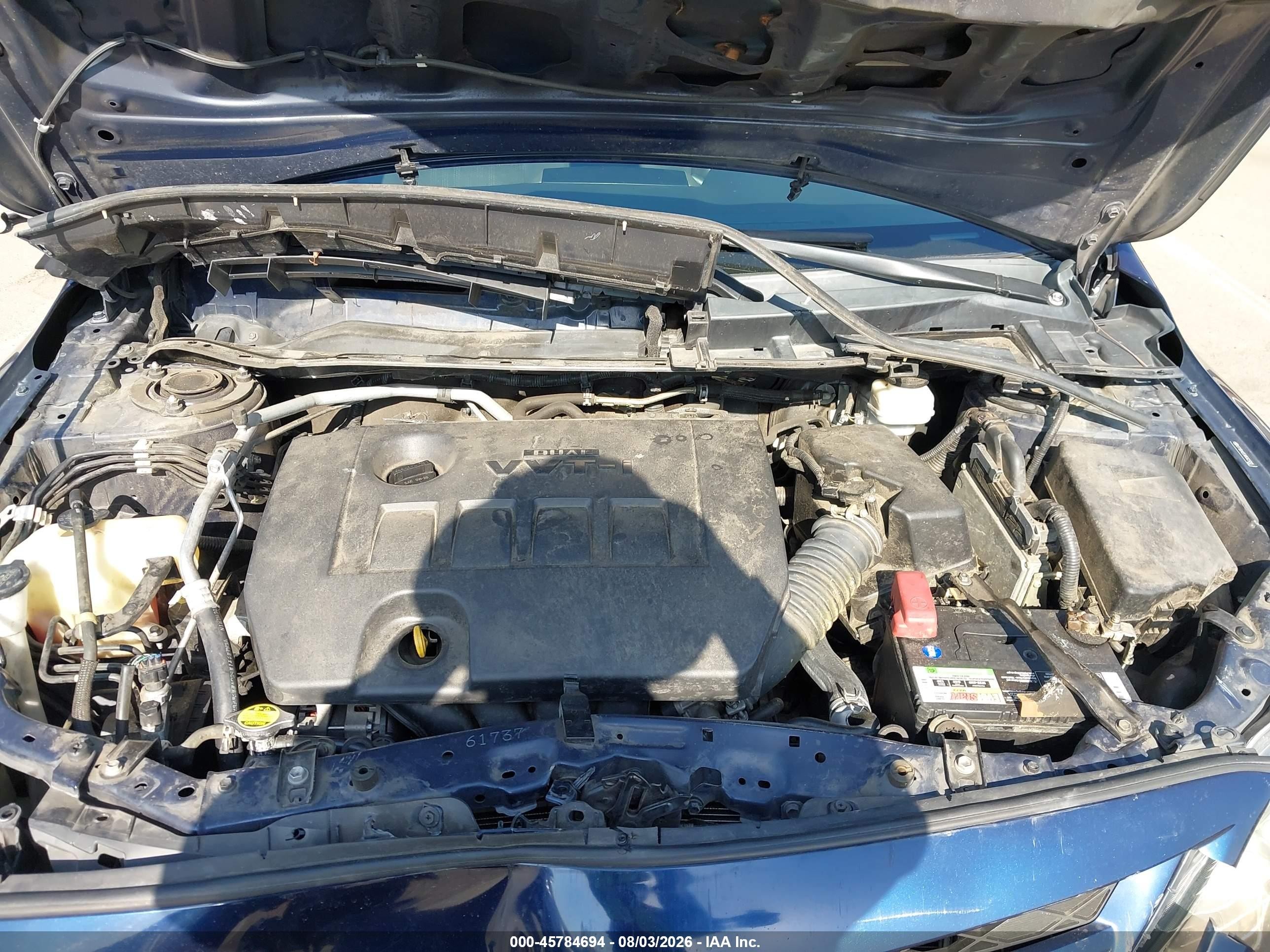 2011 Toyota Corolla S Blue vin: 2T1BU4EEXBC625815