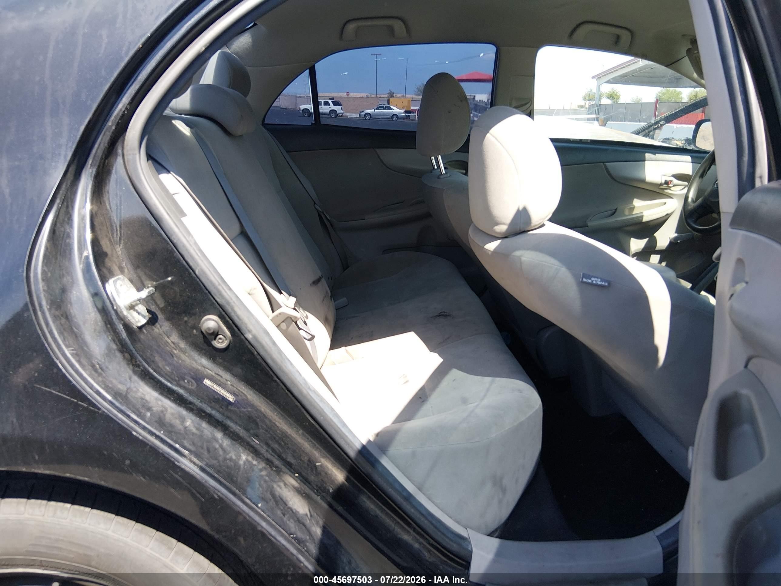 2011 Toyota Corolla   Black vin: 2T1BU4EEXBC636975