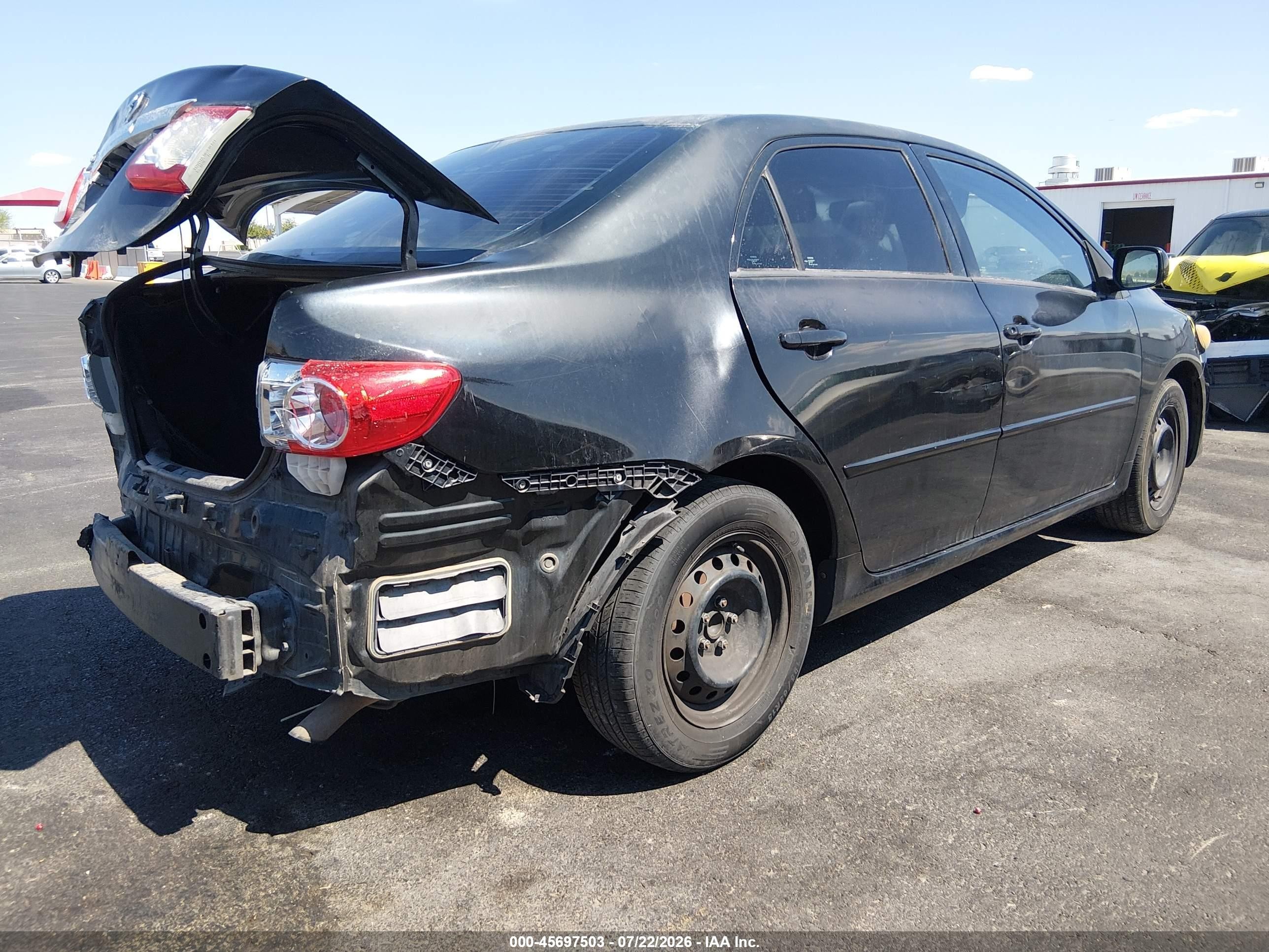 2011 Toyota Corolla   Black vin: 2T1BU4EEXBC636975