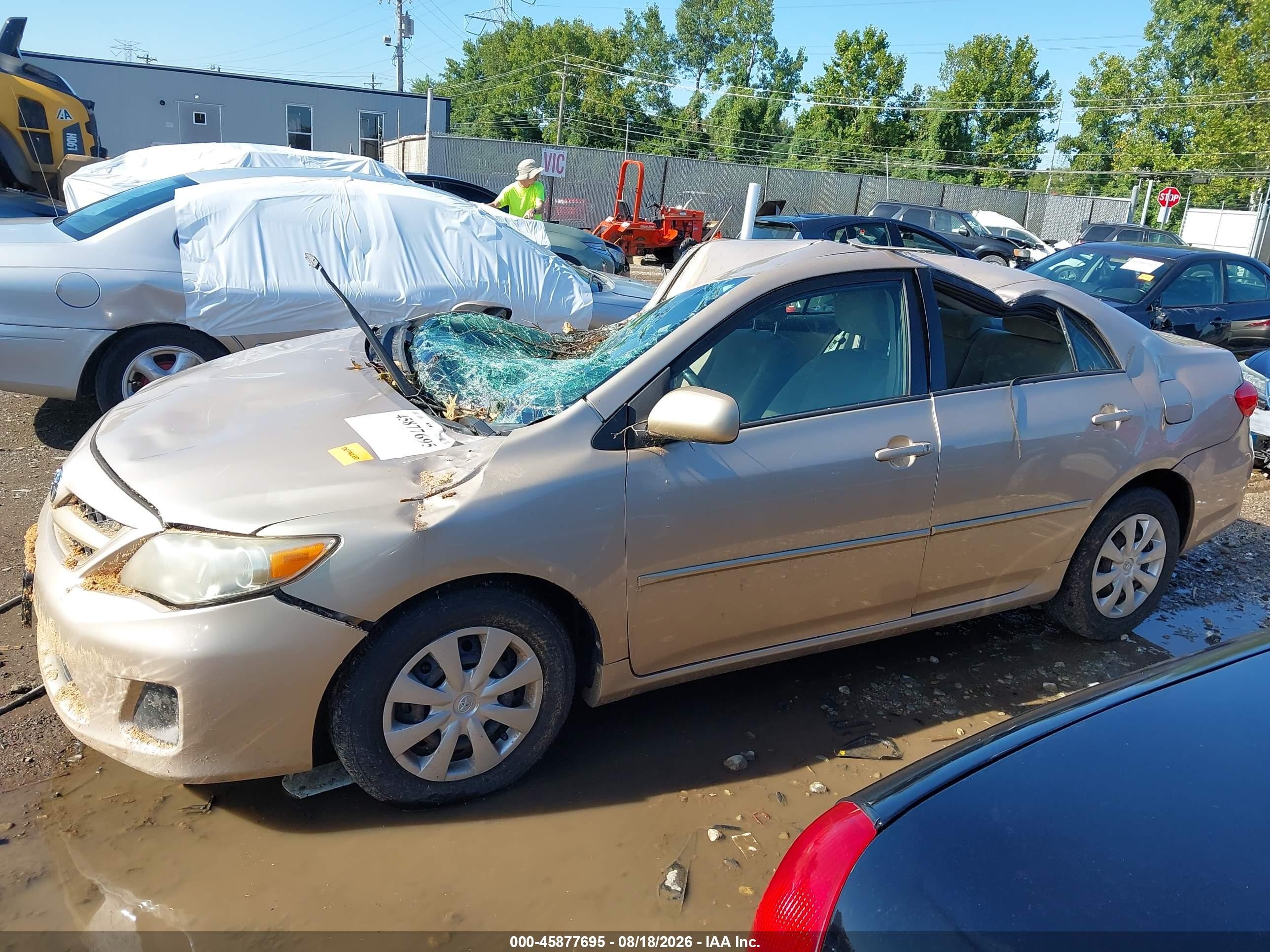 2011 Toyota Corolla Le Gold vin: 2T1BU4EEXBC639620