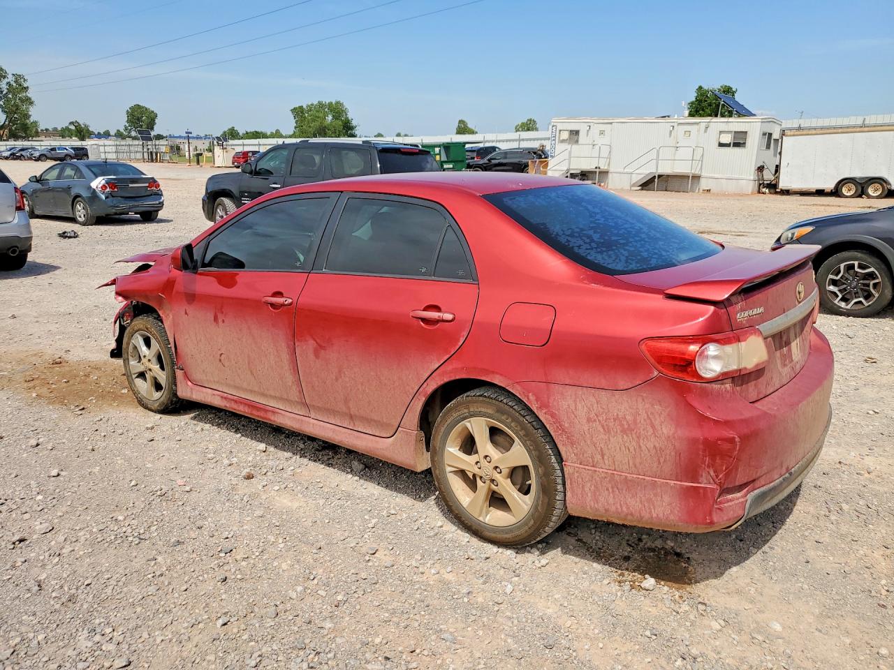2011 Toyota Corolla S Red vin: 2T1BU4EEXBC645322