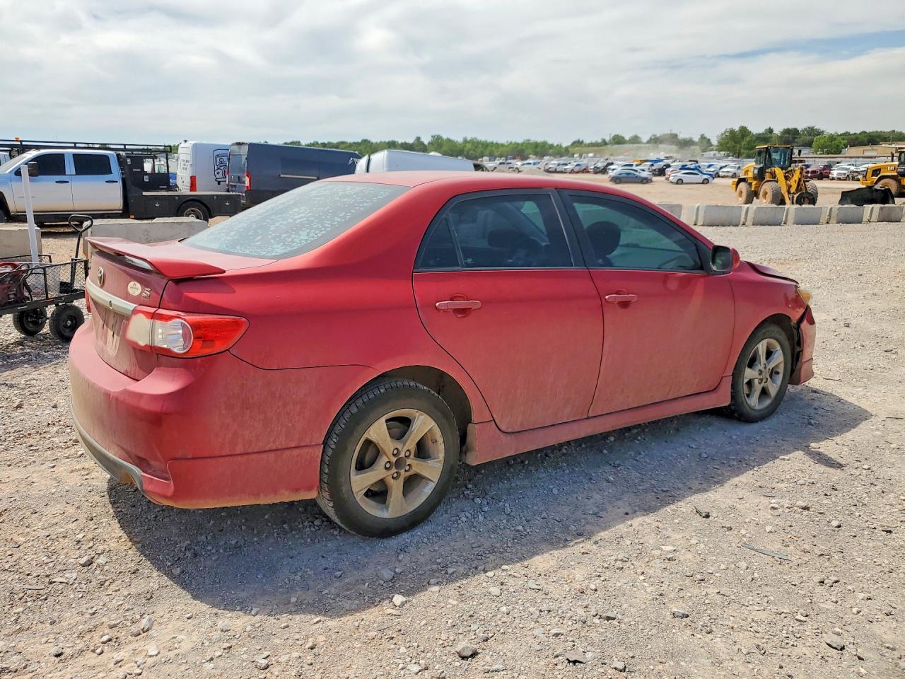 2011 Toyota Corolla S Red vin: 2T1BU4EEXBC645322