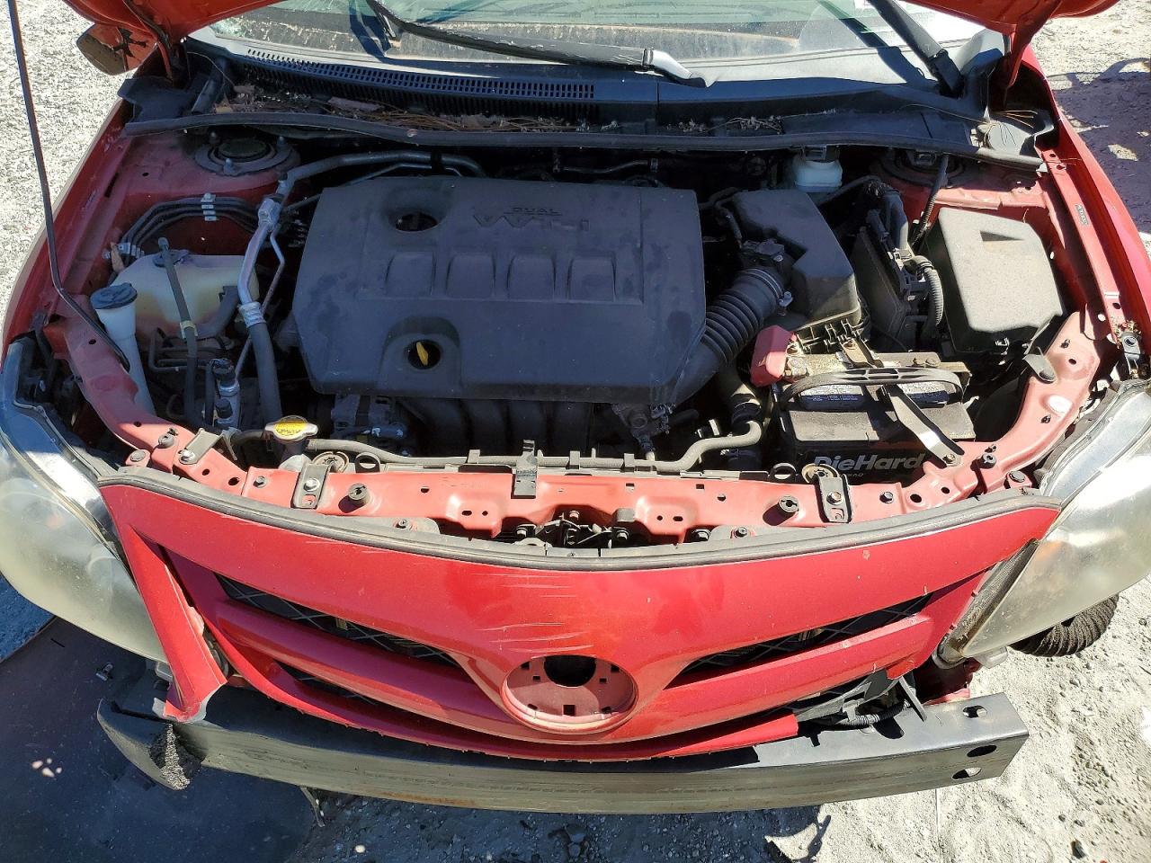 2011 Toyota Corolla S Red vin: 2T1BU4EEXBC665831