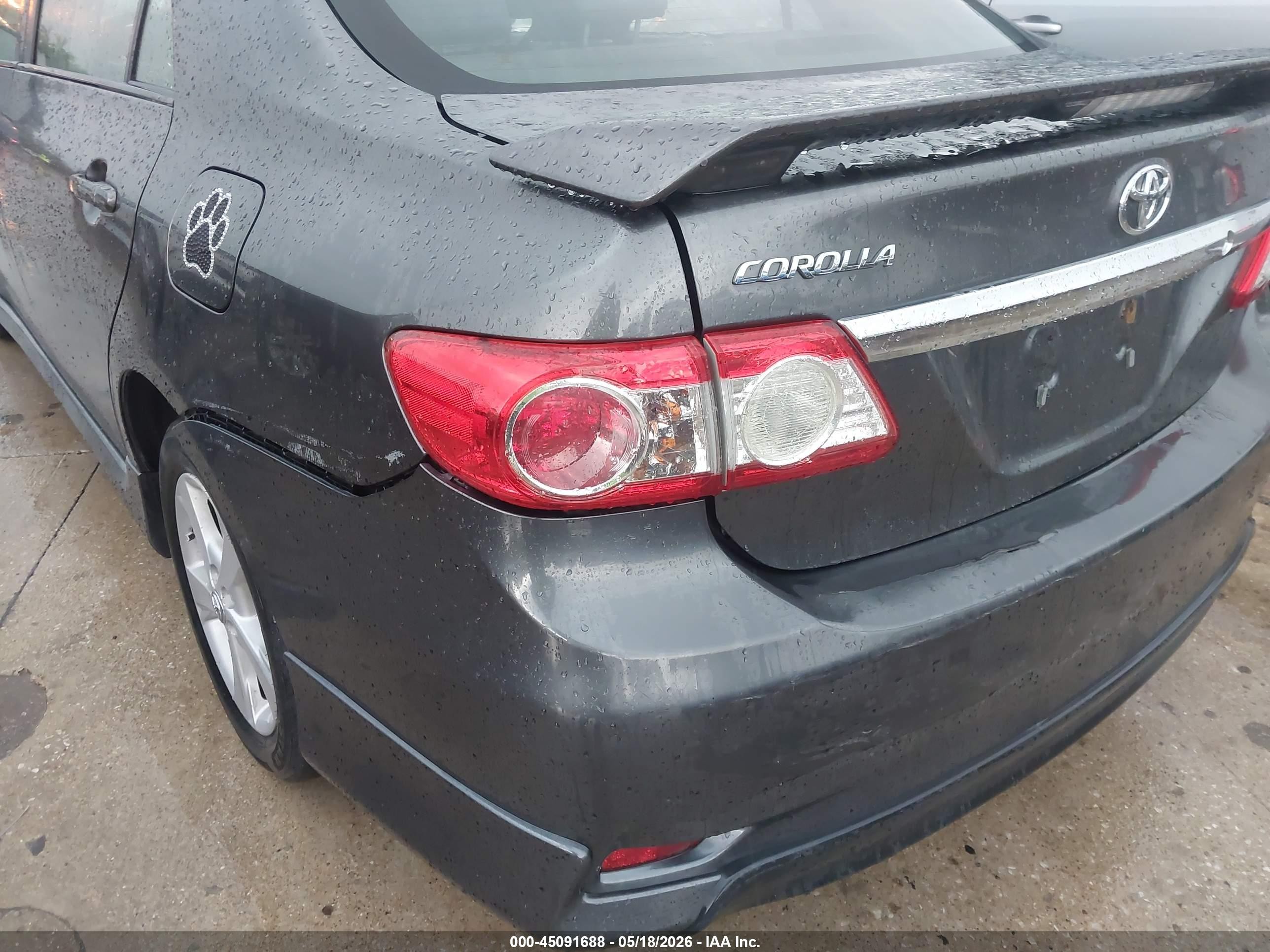 2011 Toyota Corolla S Gray vin: 2T1BU4EEXBC669992