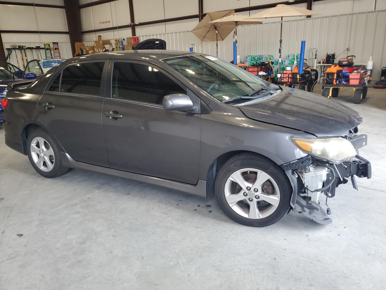 2011 Toyota Corolla S Gray vin: 2T1BU4EEXBC672696