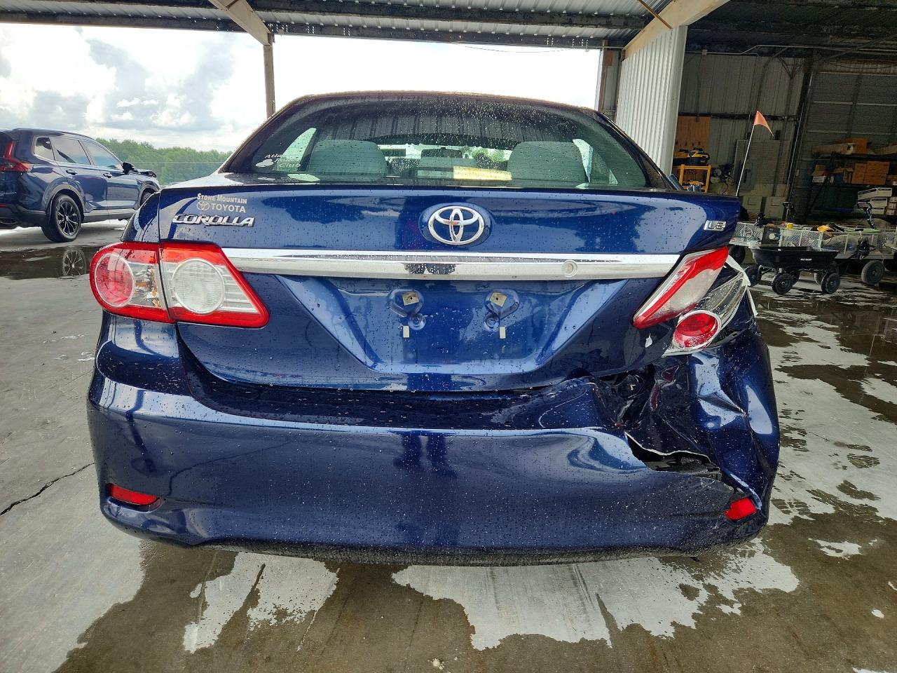 2011 Toyota Corolla Le Blue vin: 2T1BU4EEXBC687490