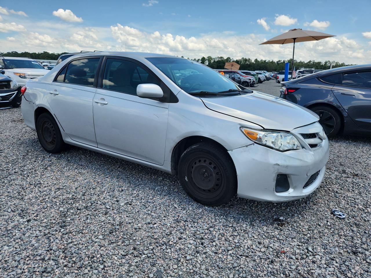 2011 Toyota Corolla Le Silver vin: 2T1BU4EEXBC697727