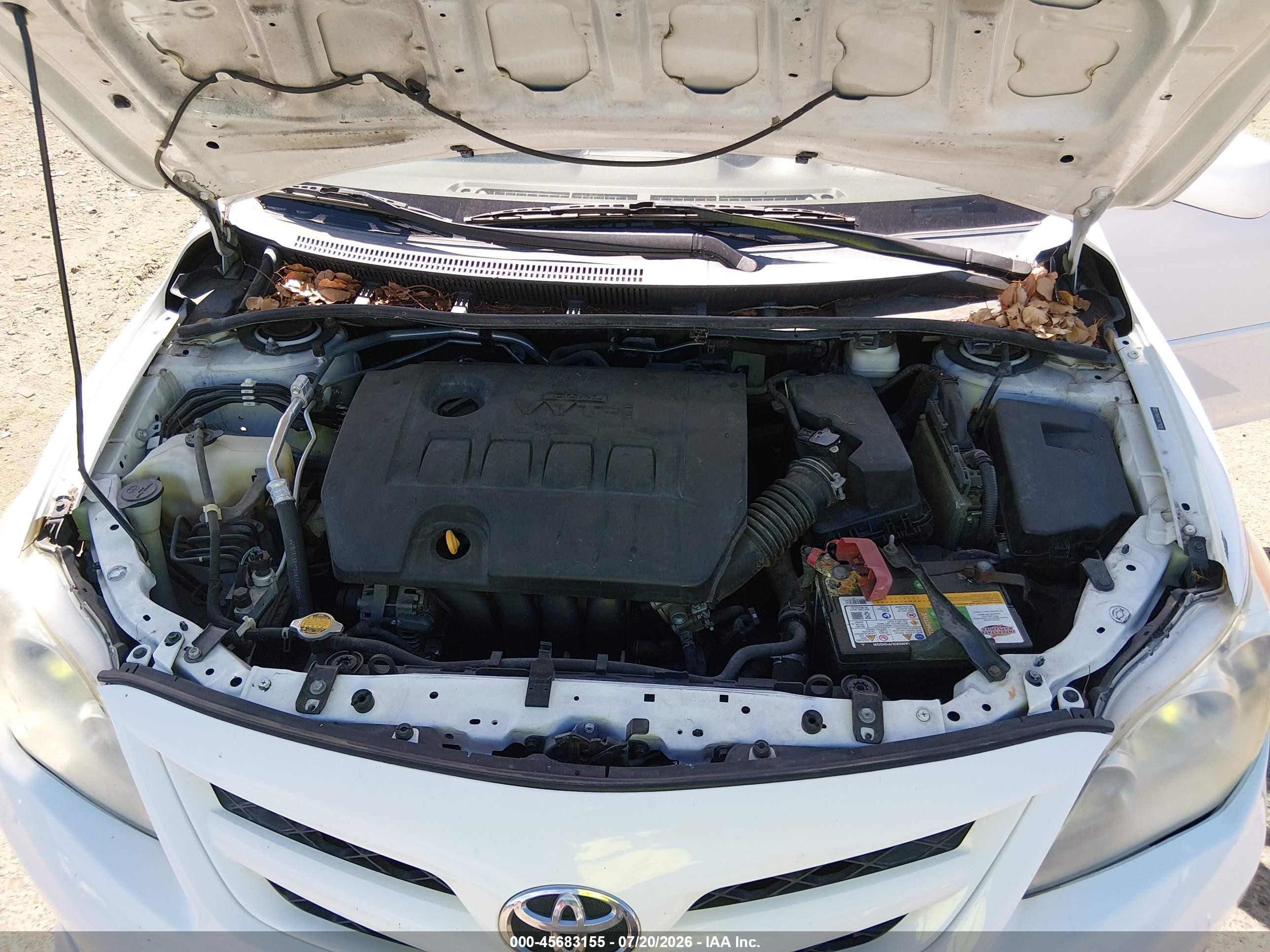 2011 Toyota Corolla S White vin: 2T1BU4EEXBC718284