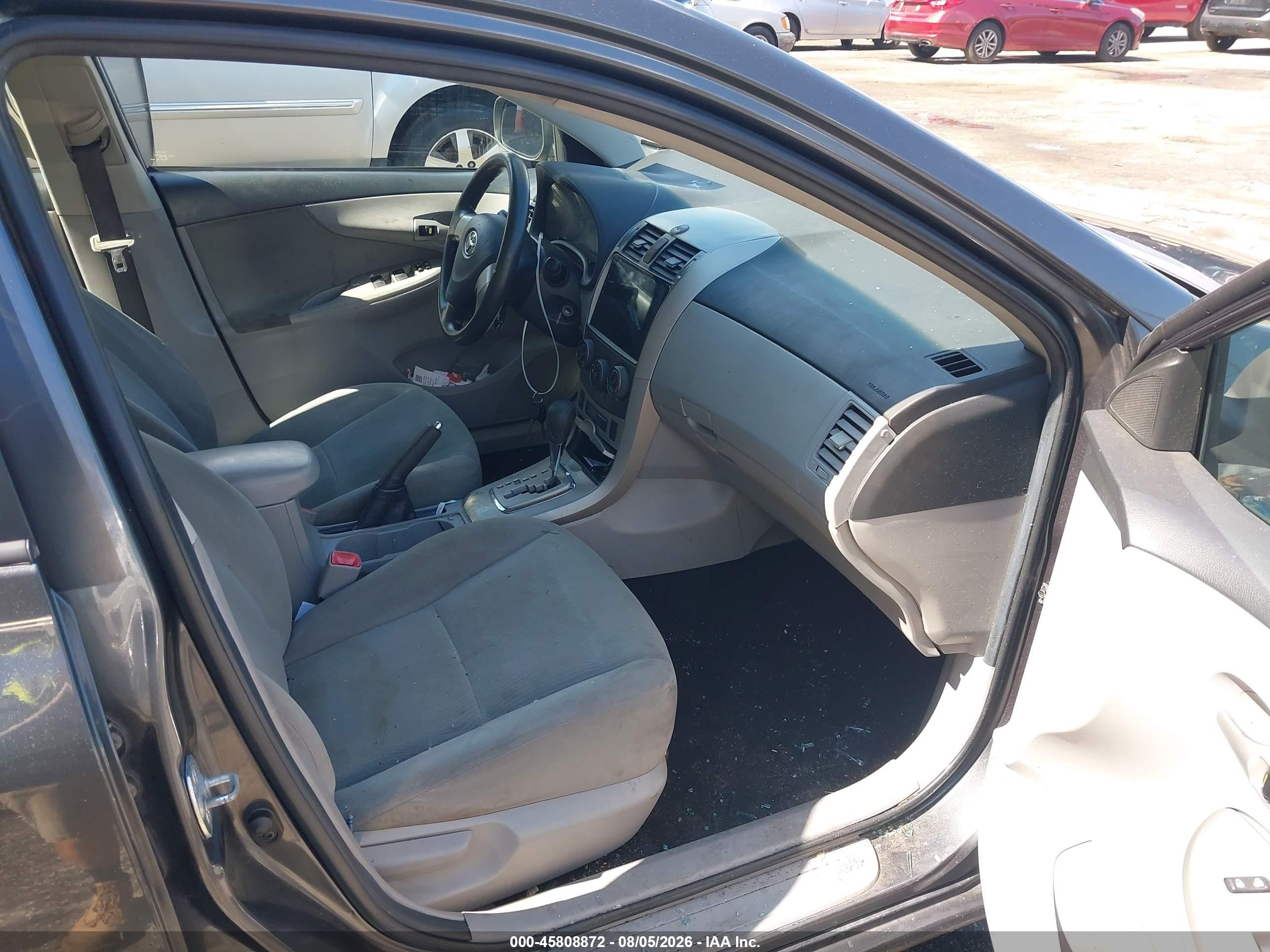2011 Toyota Corolla Le Gray vin: 2T1BU4EEXBC727017