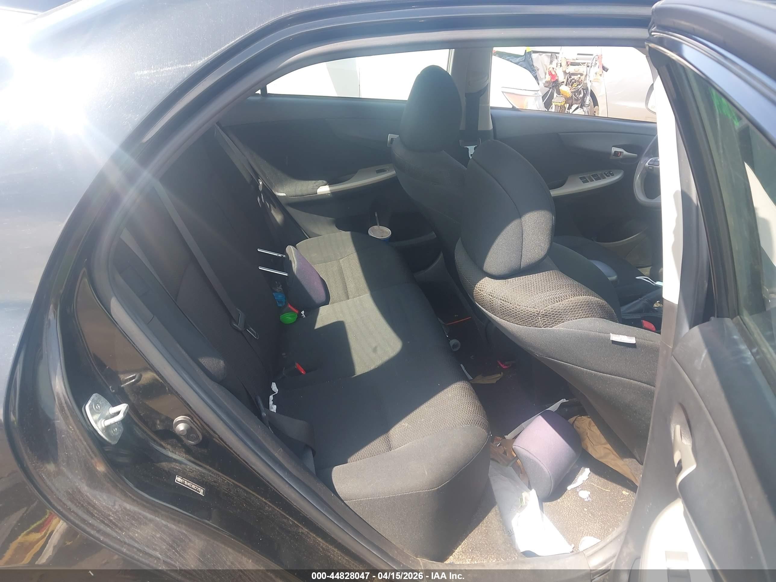 2011 Toyota Corolla S Black vin: 2T1BU4EEXBC731598