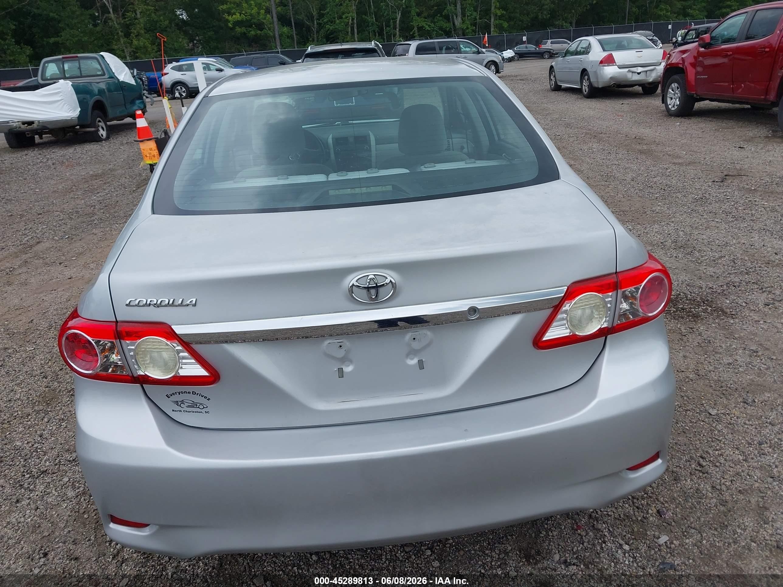 2011 Toyota Corolla   Silver vin: 2T1BU4EEXBC732699