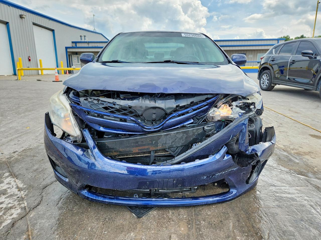 2011 Toyota Corolla Le Blue vin: 2T1BU4EEXBC739586