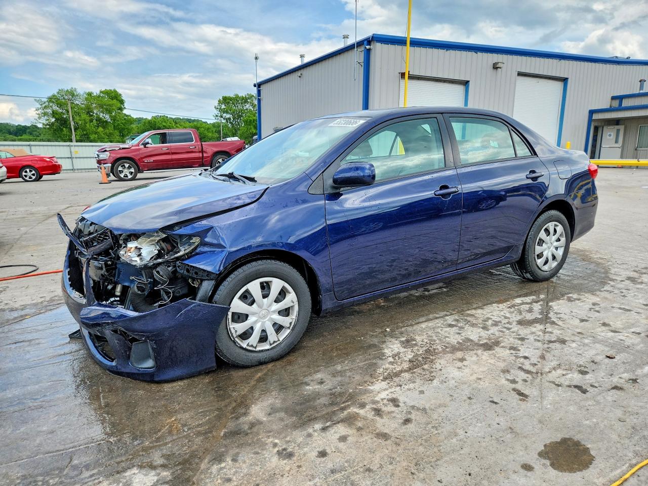 2011 Toyota Corolla Le Blue vin: 2T1BU4EEXBC739586