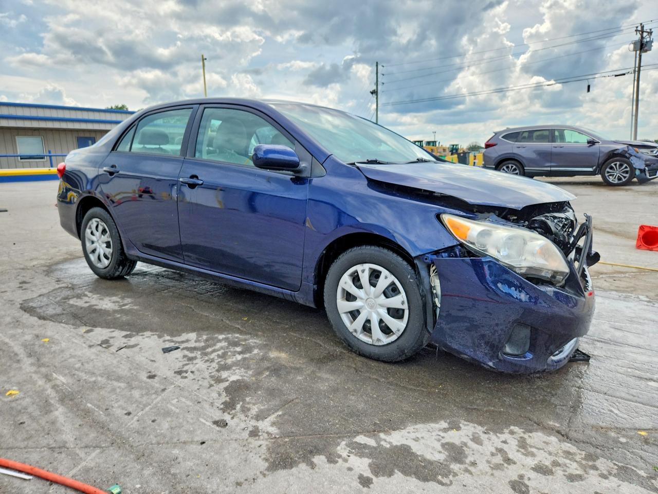2011 Toyota Corolla Le Blue vin: 2T1BU4EEXBC739586