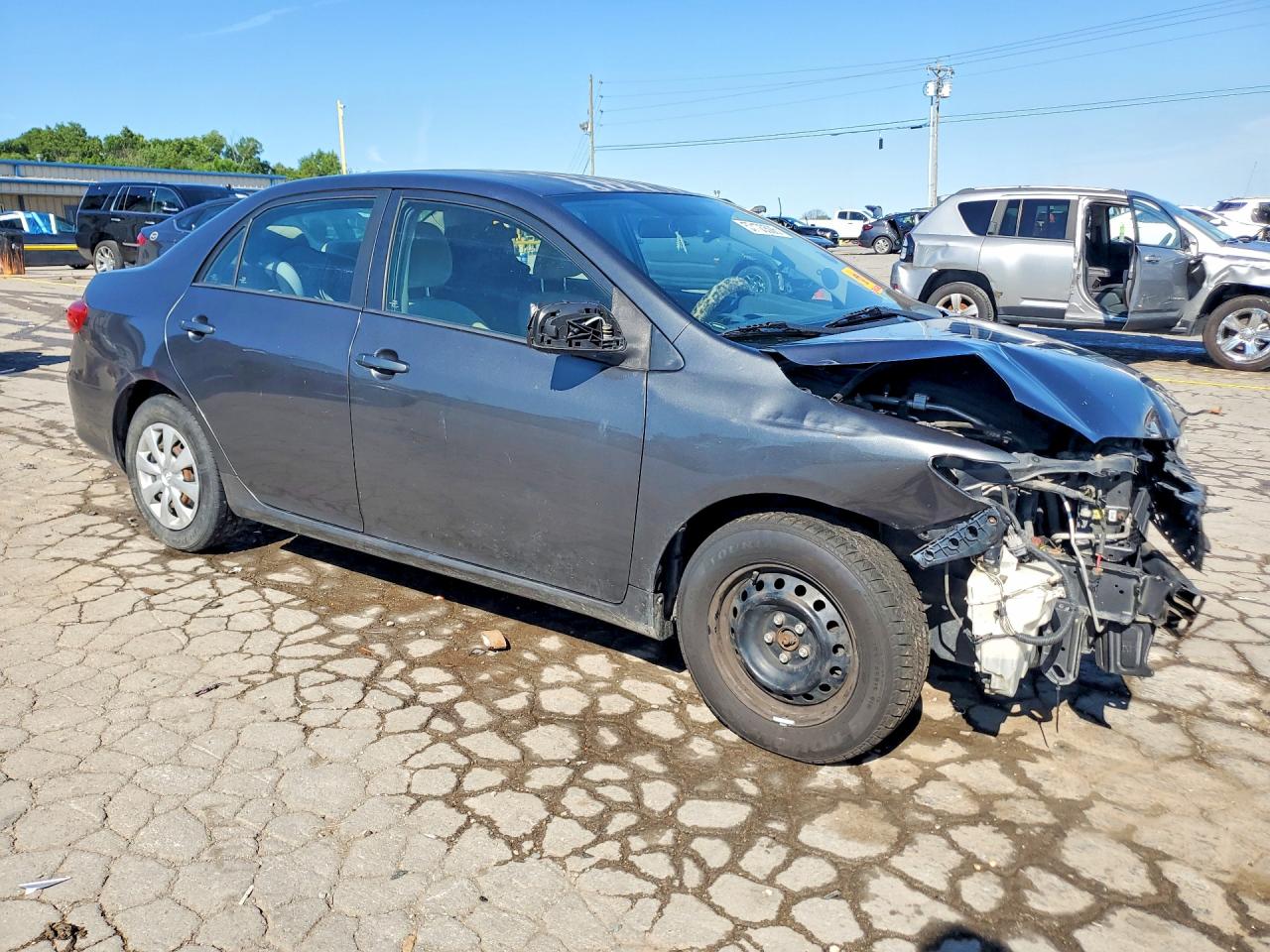2011 Toyota Corolla Le Gray vin: 2T1BU4EEXBC743010