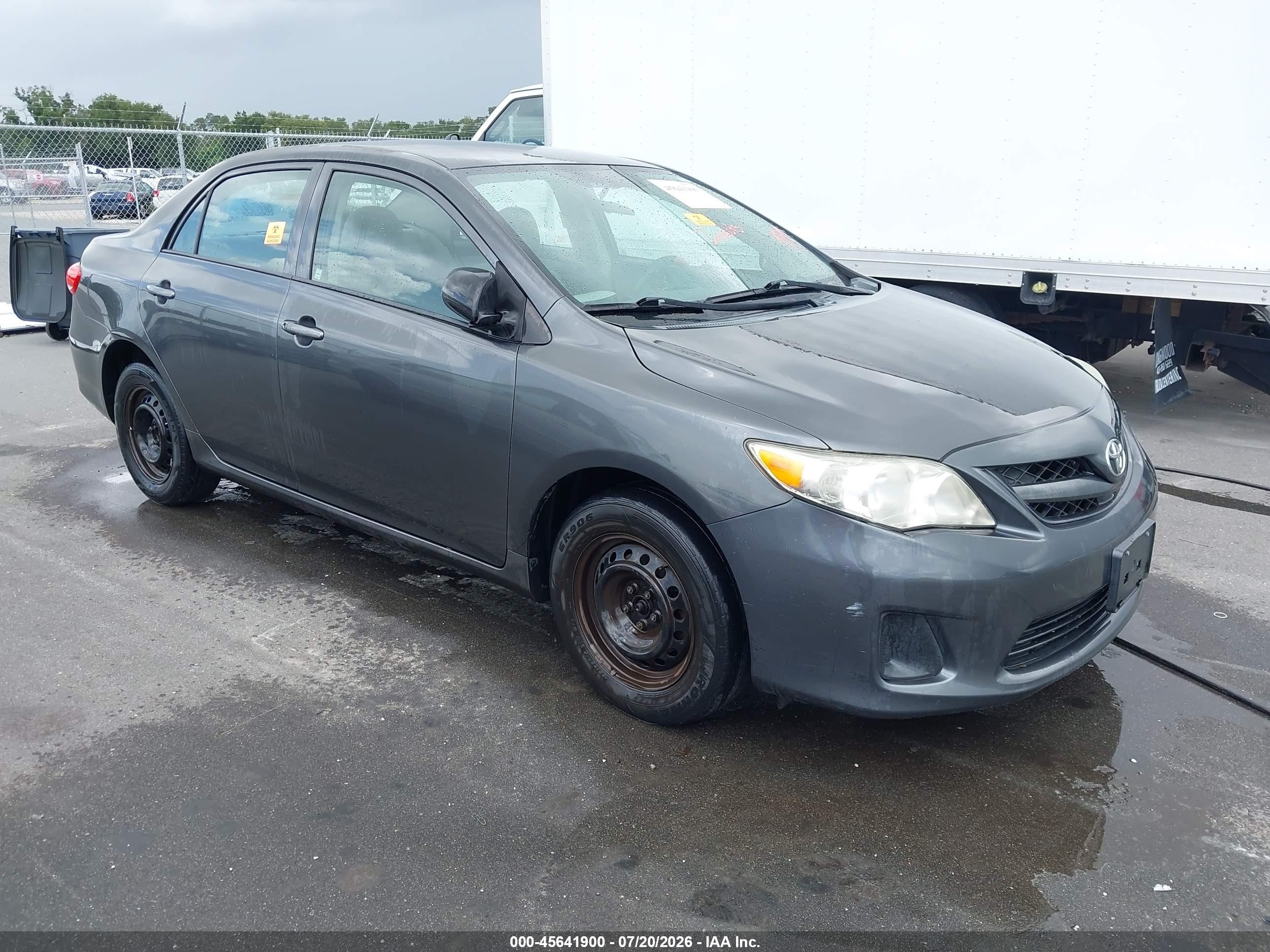 2011 Toyota Corolla   Gray vin: 2T1BU4EEXBC748501