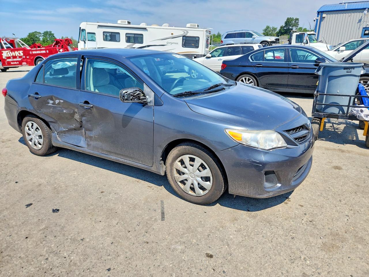 2011 Toyota Corolla Le Gray vin: 2T1BU4EEXBC749700