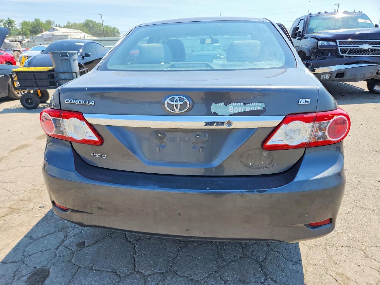 2011 Toyota Corolla Le Gray vin: 2T1BU4EEXBC749700
