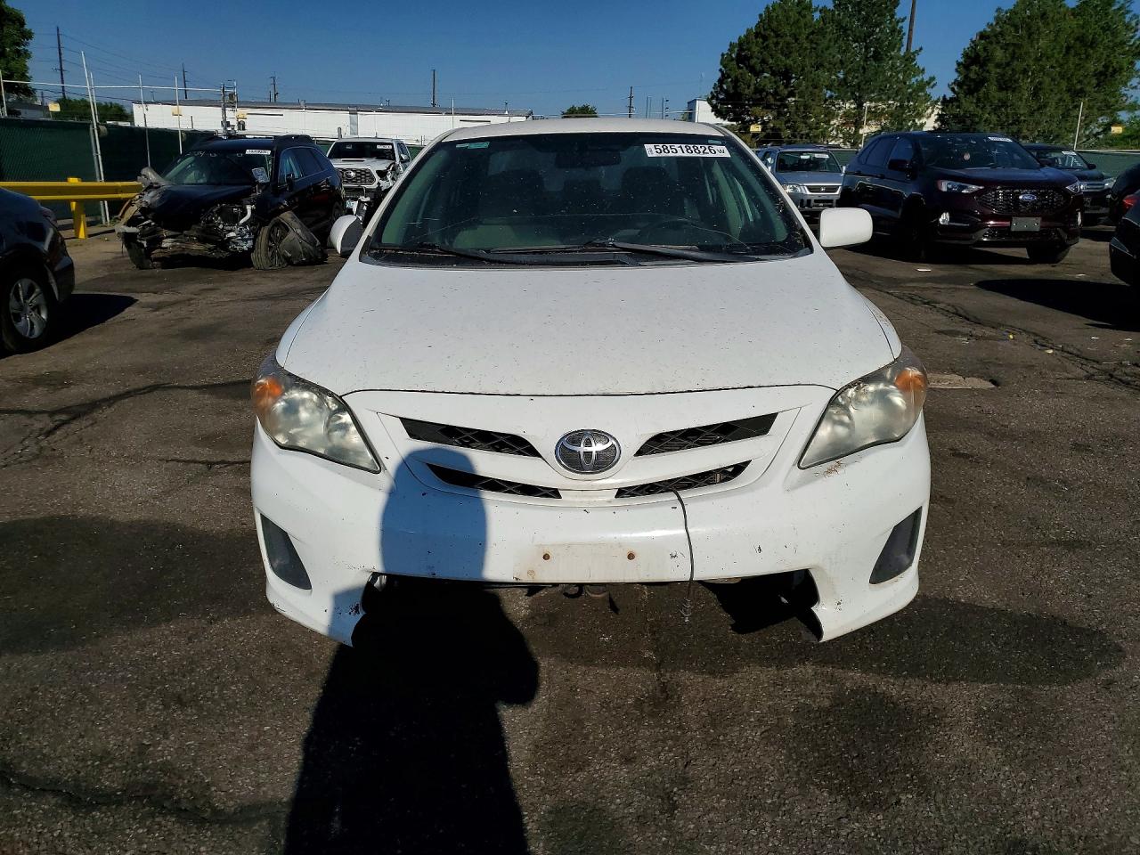 2012 Toyota Corolla Le White vin: 2T1BU4EEXCC776056
