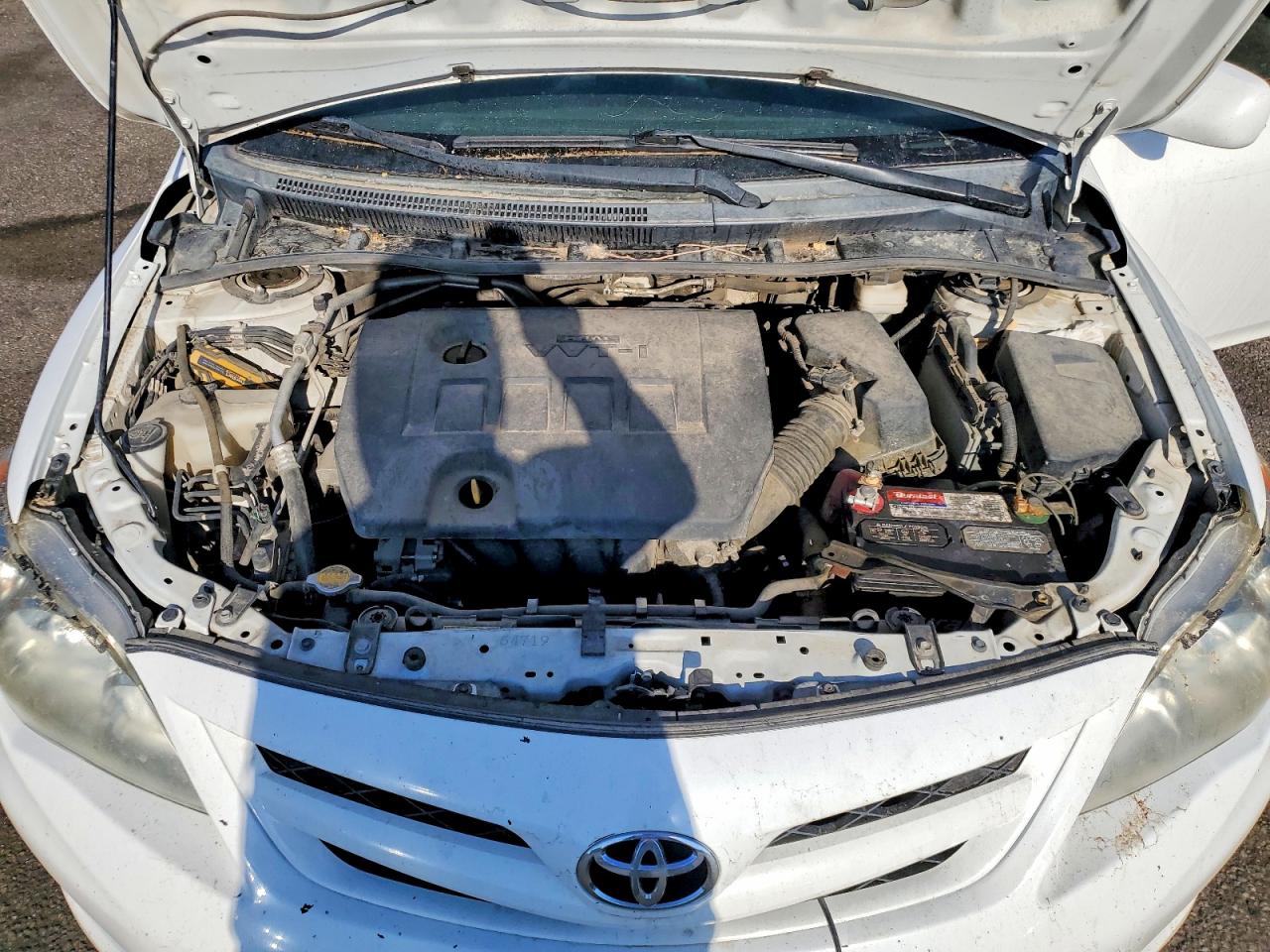 2012 Toyota Corolla Le White vin: 2T1BU4EEXCC776056