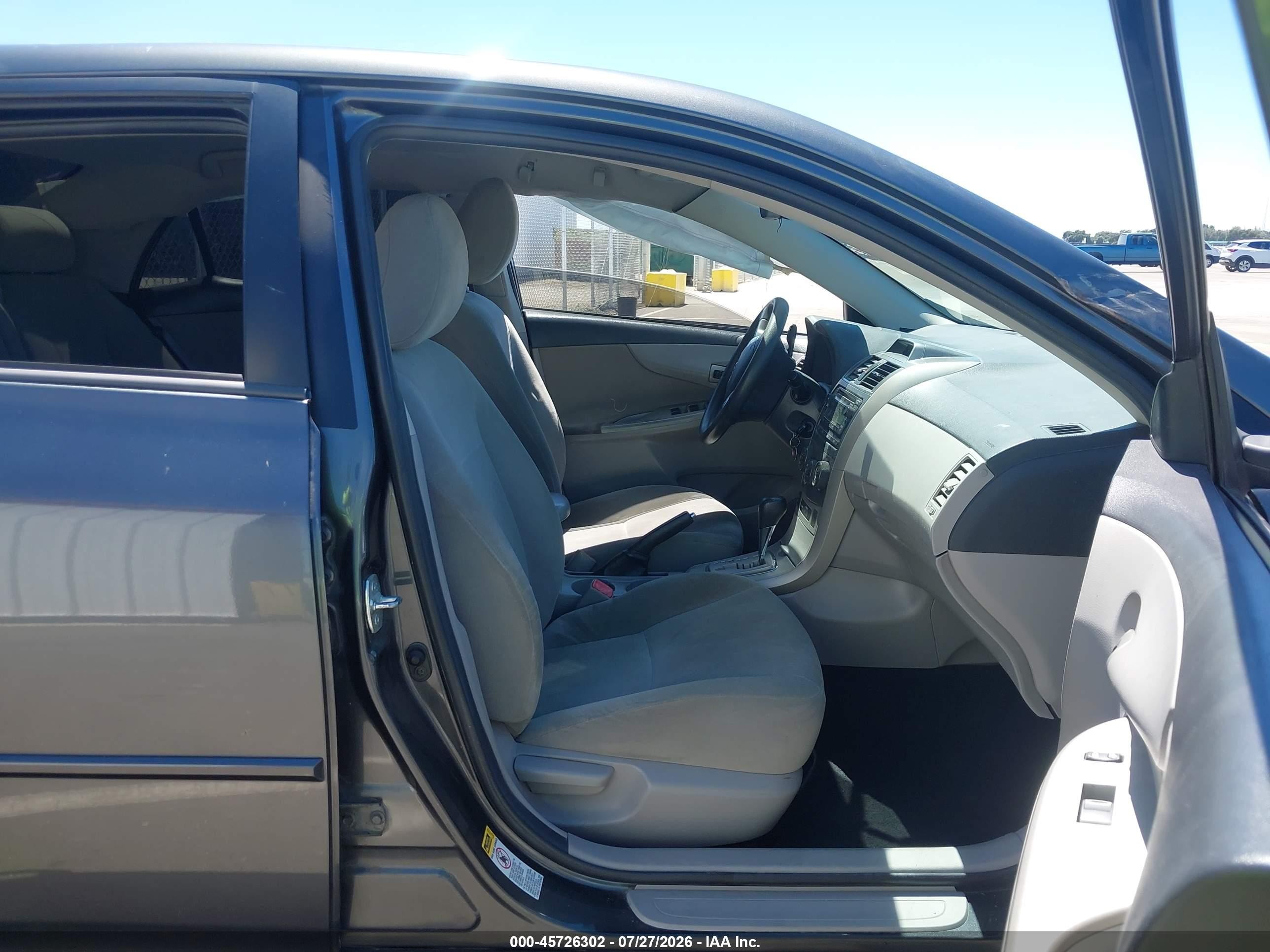 2012 Toyota Corolla Le Gray vin: 2T1BU4EEXCC788904