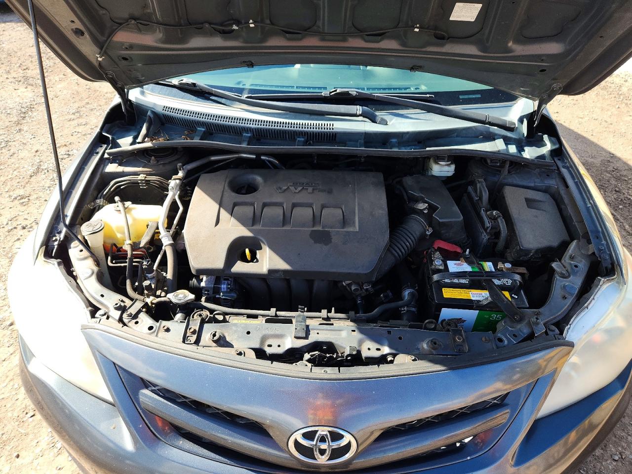 2012 Toyota Corolla L Charcoal vin: 2T1BU4EEXCC802316