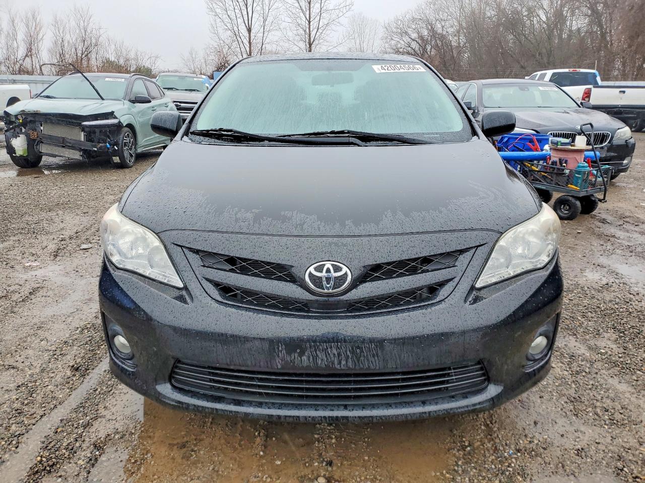 2012 Toyota Corolla L Black vin: 2T1BU4EEXCC810884