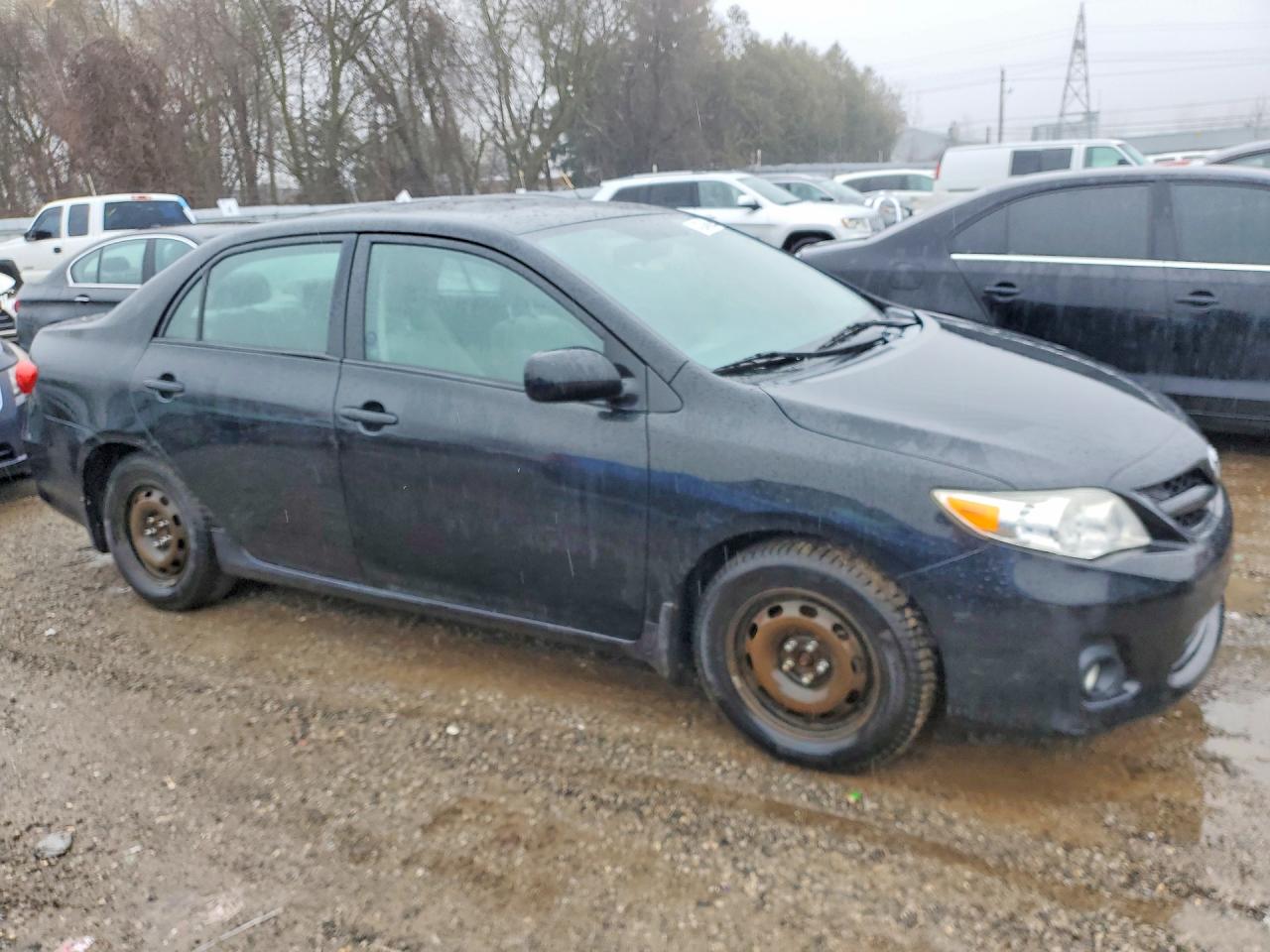 2012 Toyota Corolla L Black vin: 2T1BU4EEXCC810884