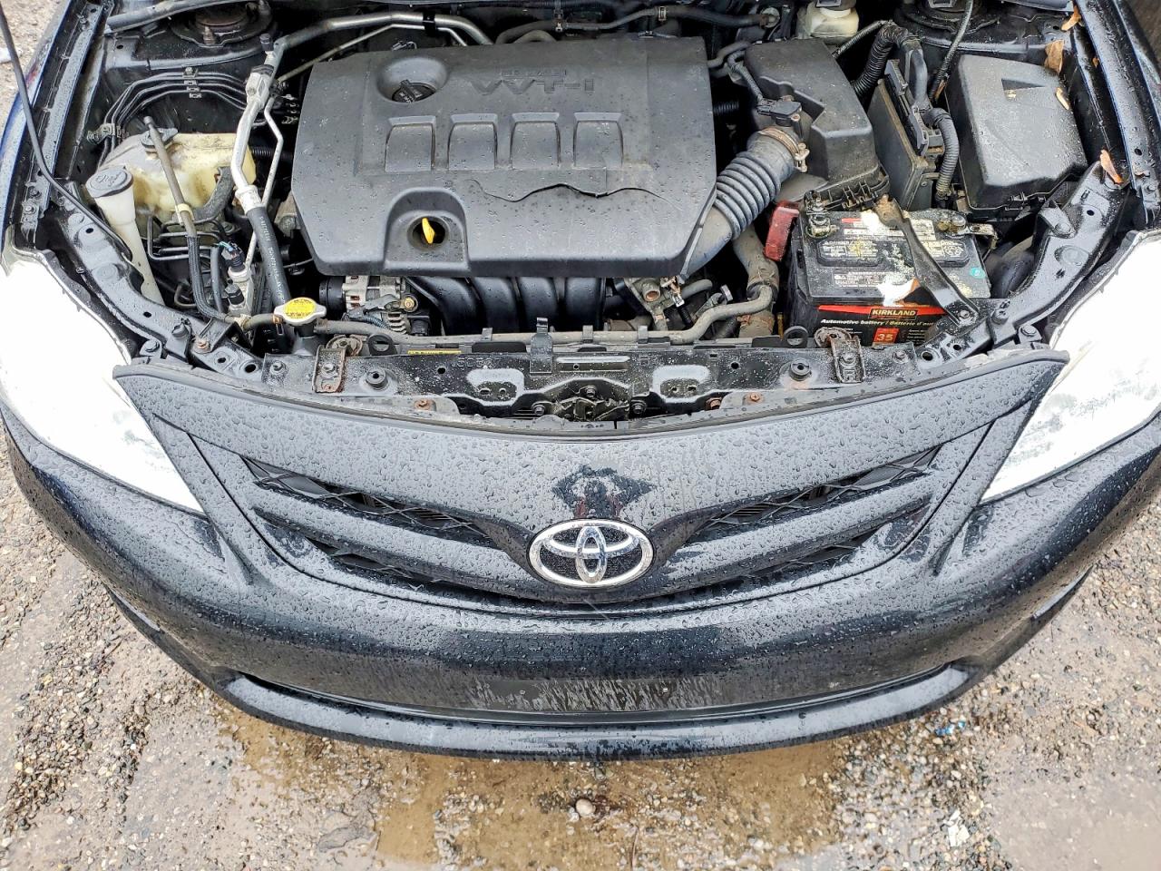 2012 Toyota Corolla L Black vin: 2T1BU4EEXCC810884