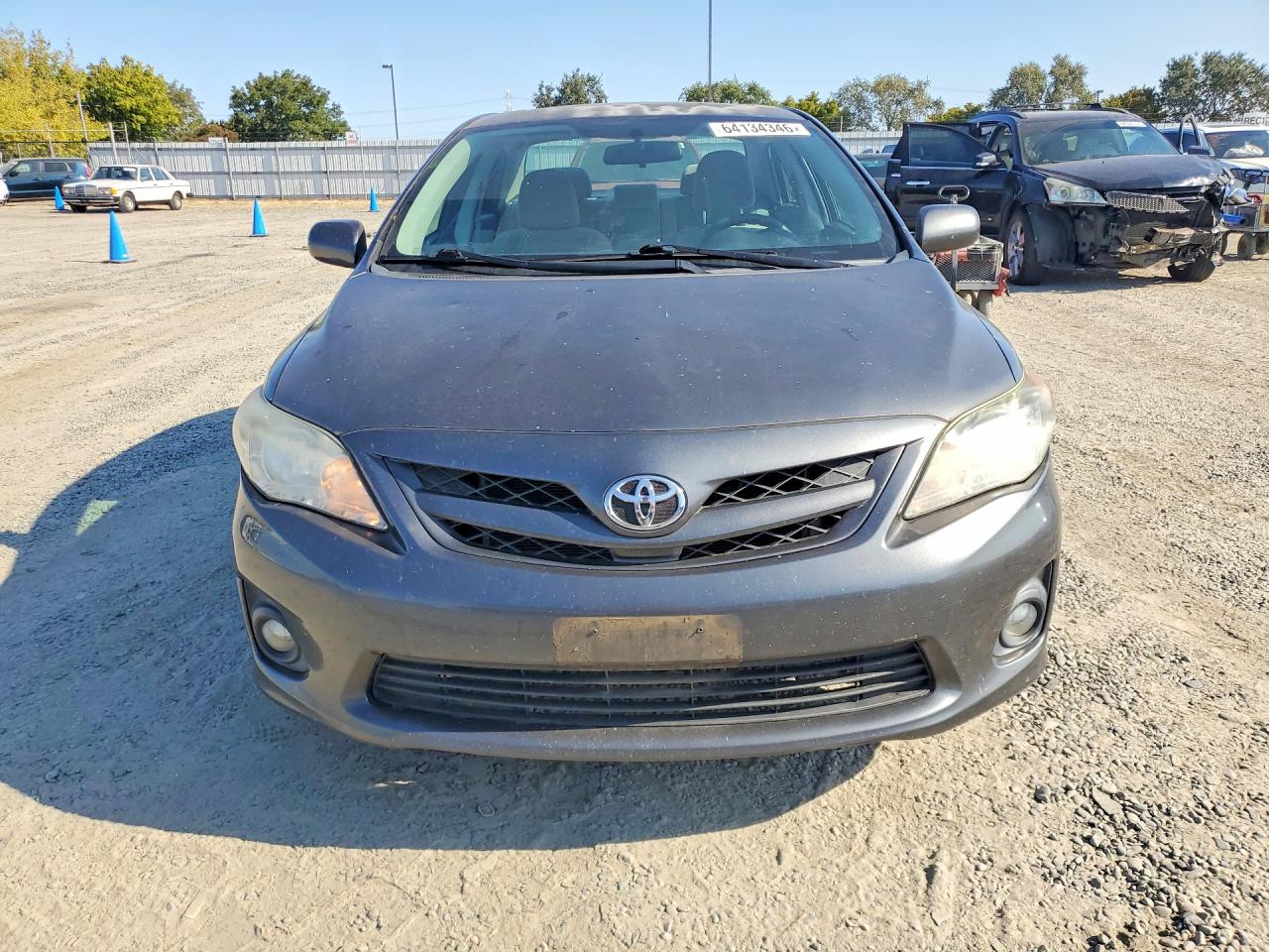 2012 Toyota Corolla Le Gray vin: 2T1BU4EEXCC814059